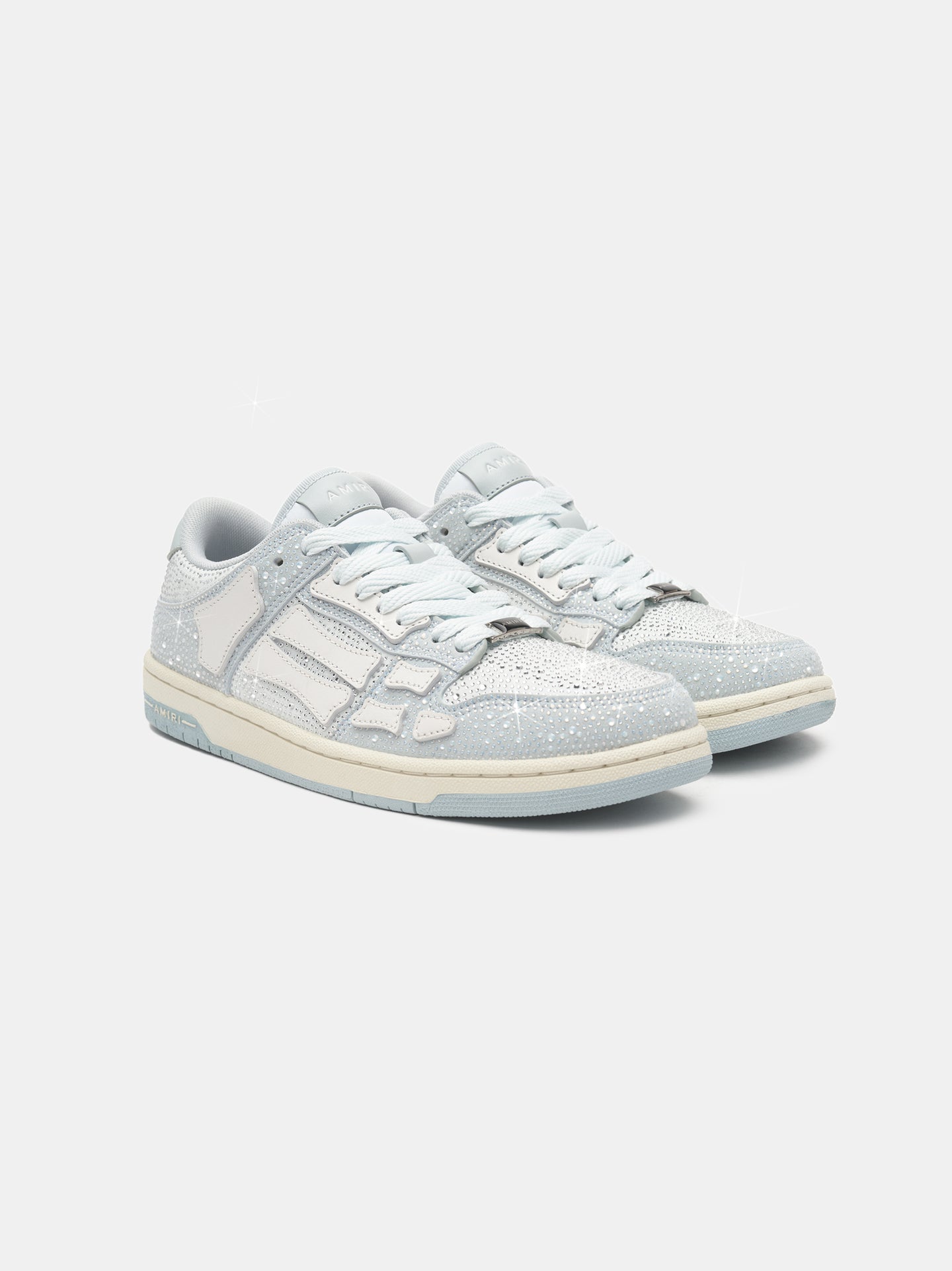 MUJER - CAMISETA CRISTAL ESQUELTA BAJA PARA MUJER - Hielo