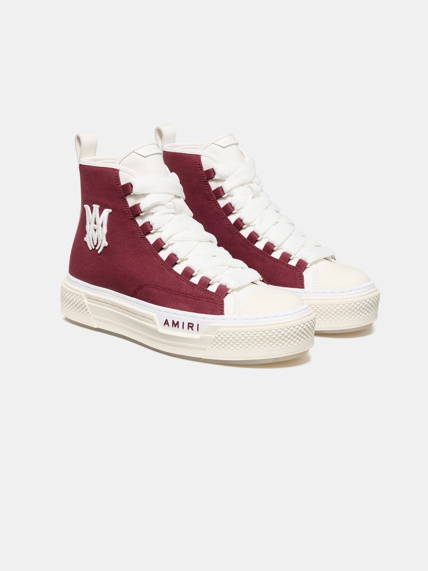 MUJER - ZAPATILLAS MA COURT HI - BORDO