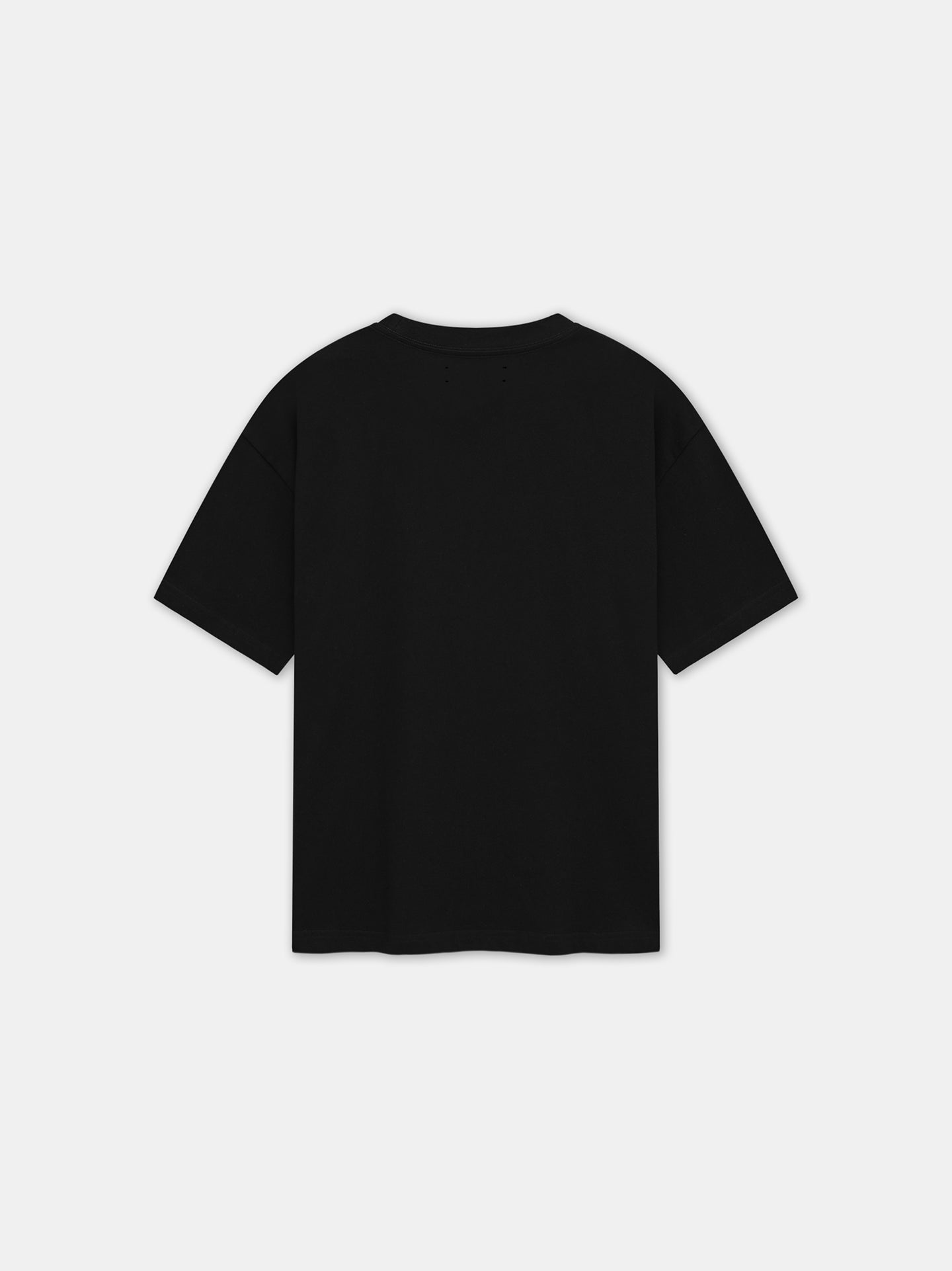 CAMISETA AMIRI LOGO DESALINEADO - Negro