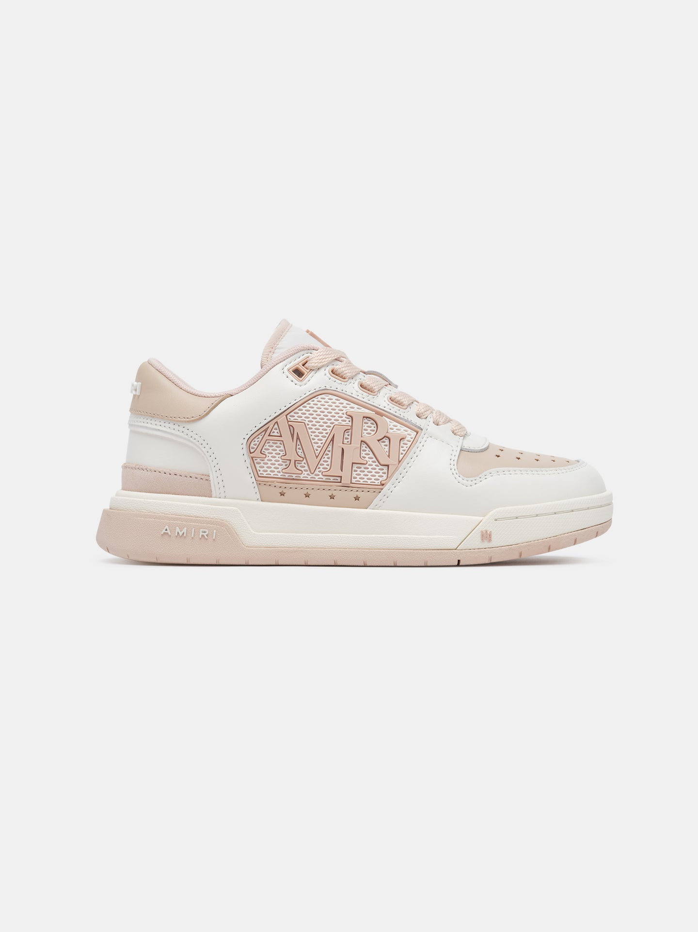 MUJER - CLÁSICO BAJO MASCULINO - Blanco Rosa