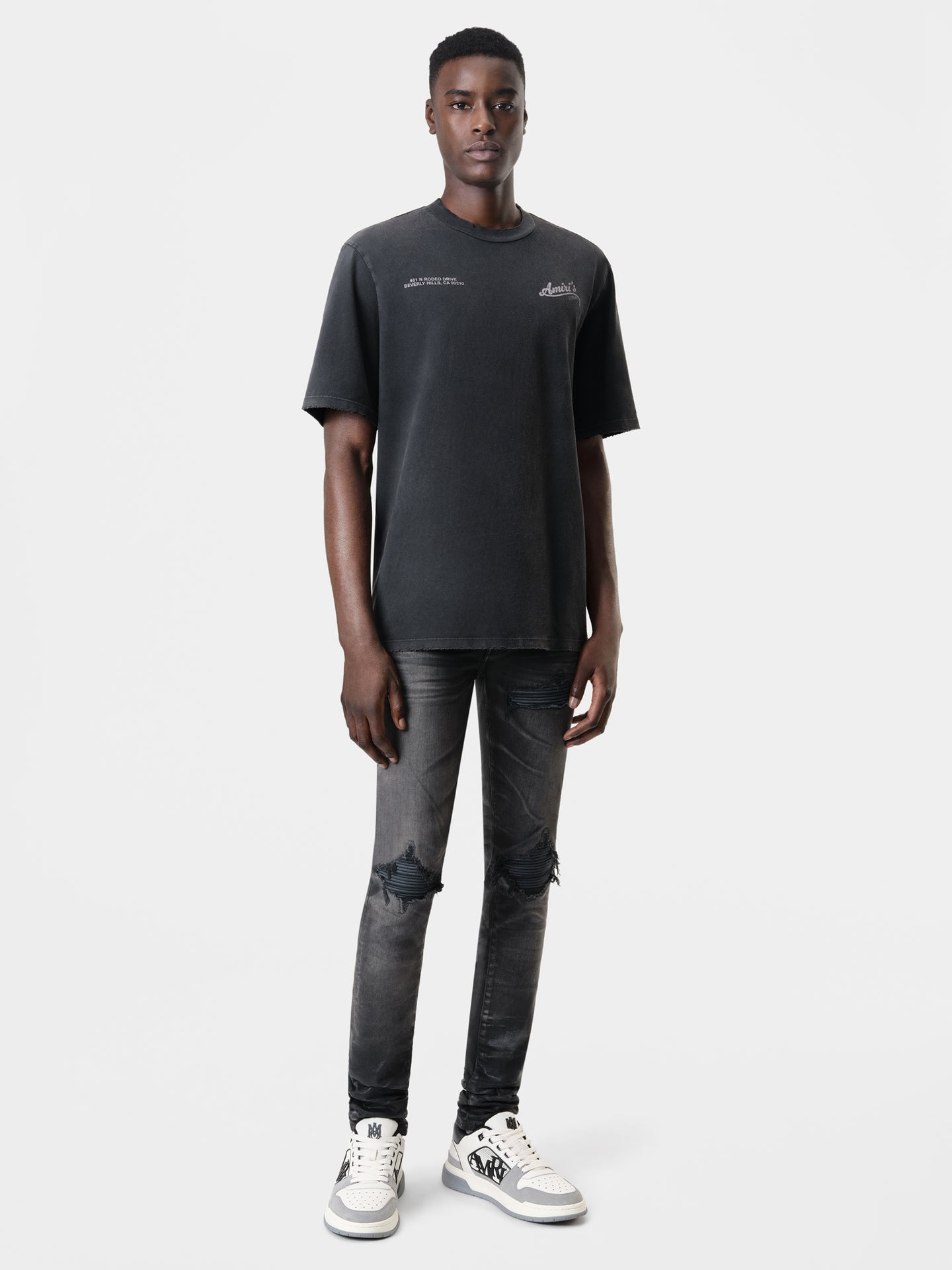 PANTALÓN WAXED TONAL MX1 - NEGRO DESGASTADO ENWAXED