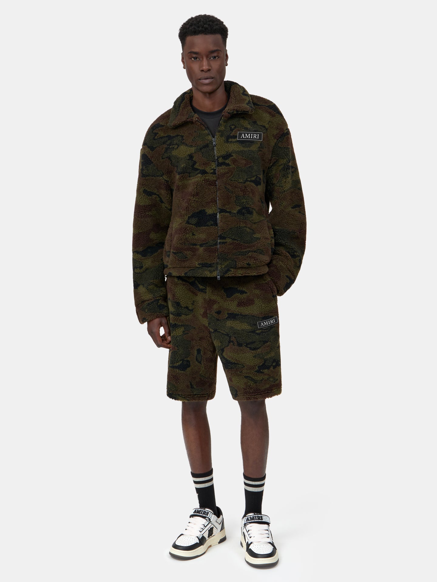 PANTALÓN CORTO DE FLEECE CAMO - Camo