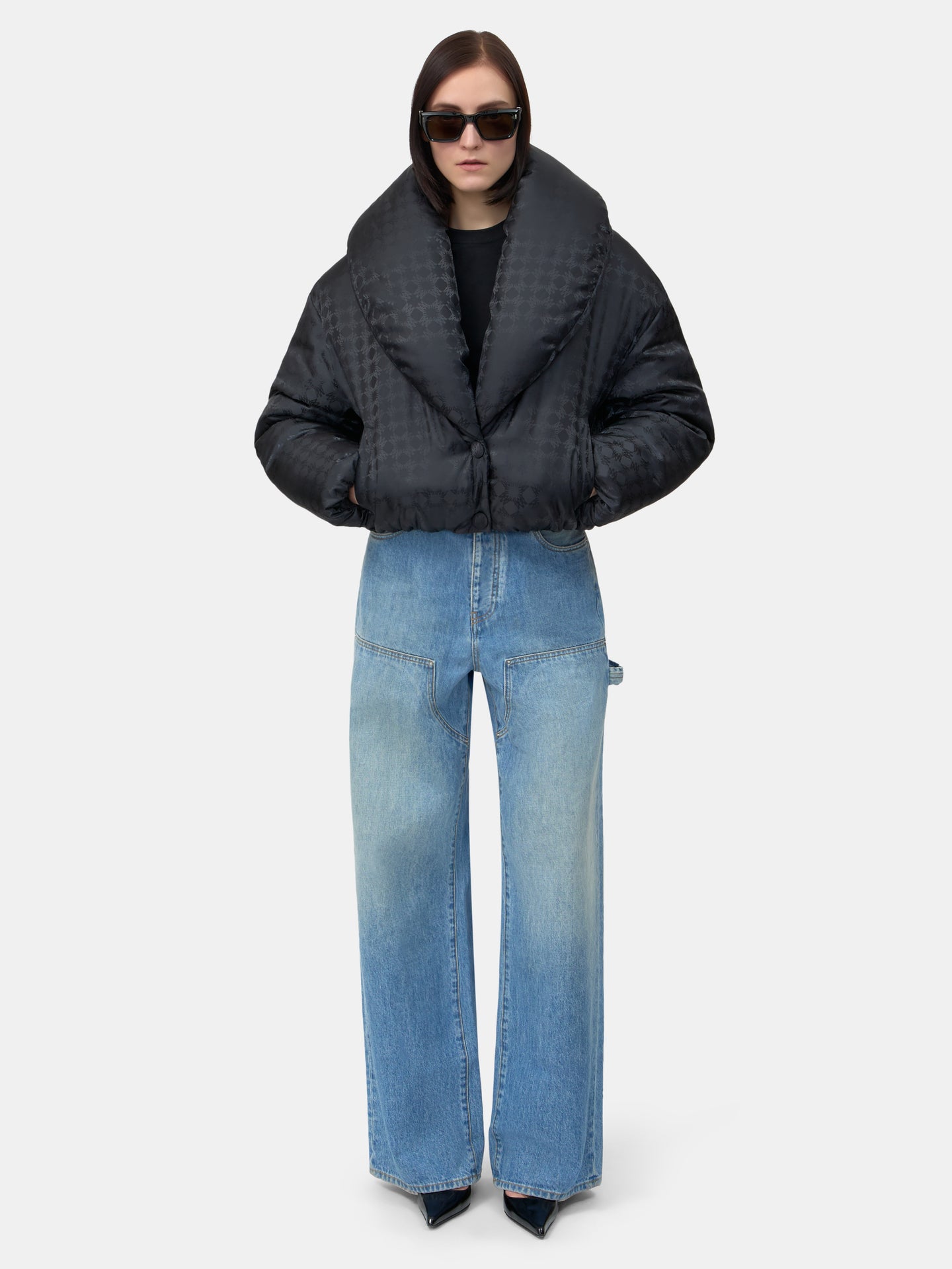 MUJER - CHAQUETA DE PLUMÓN MA QUAD CON MANTA - Negro