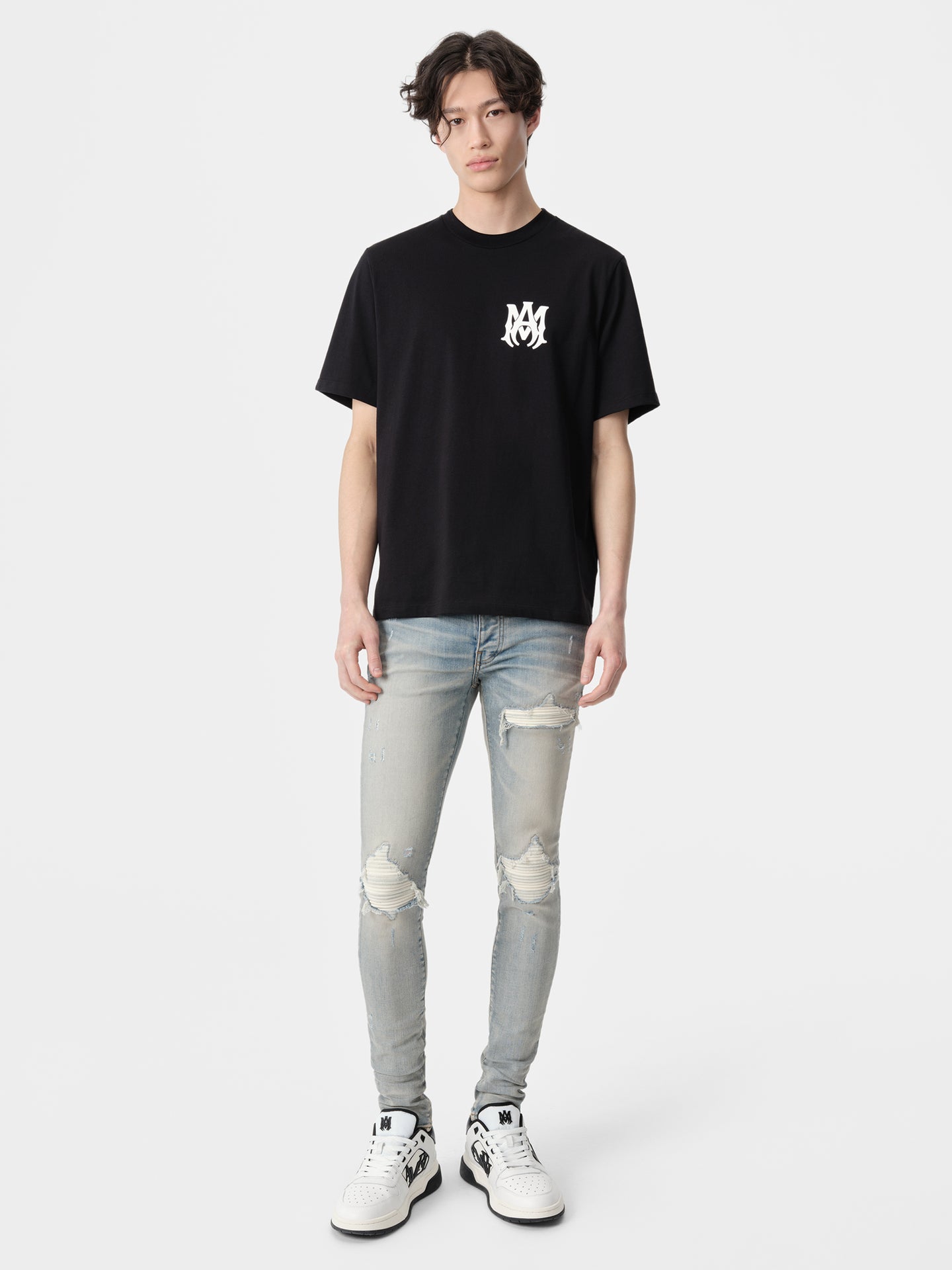 CAMISETA CON LOGOTIPO MA CORE - NEGRO