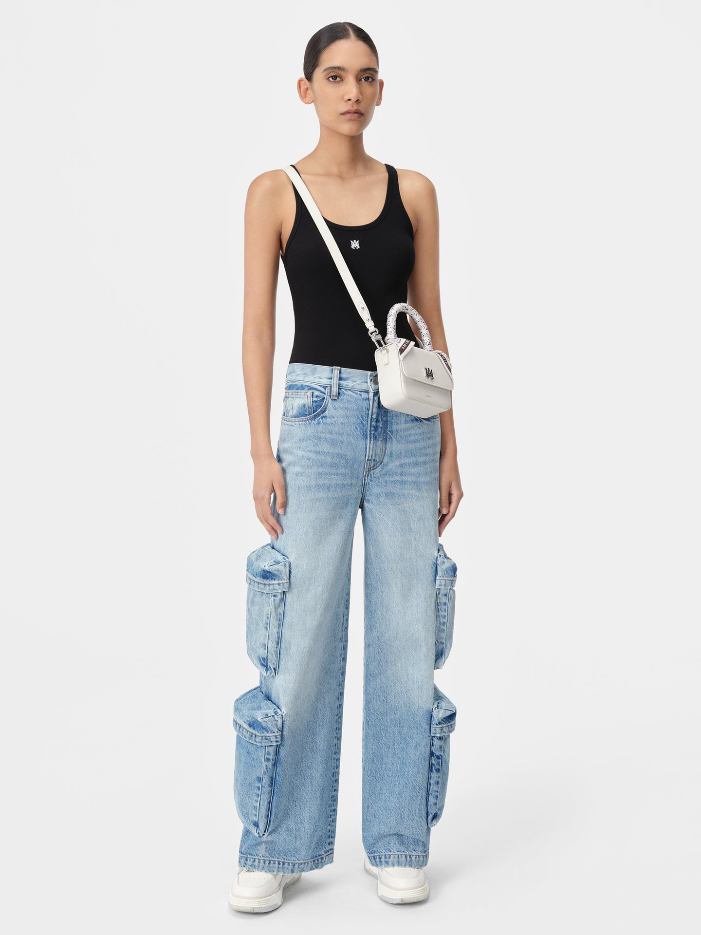 MUJER - PANTALÓN DE GABARDINA MUGRE PARA MUJER - INDIGO ANTIGUO