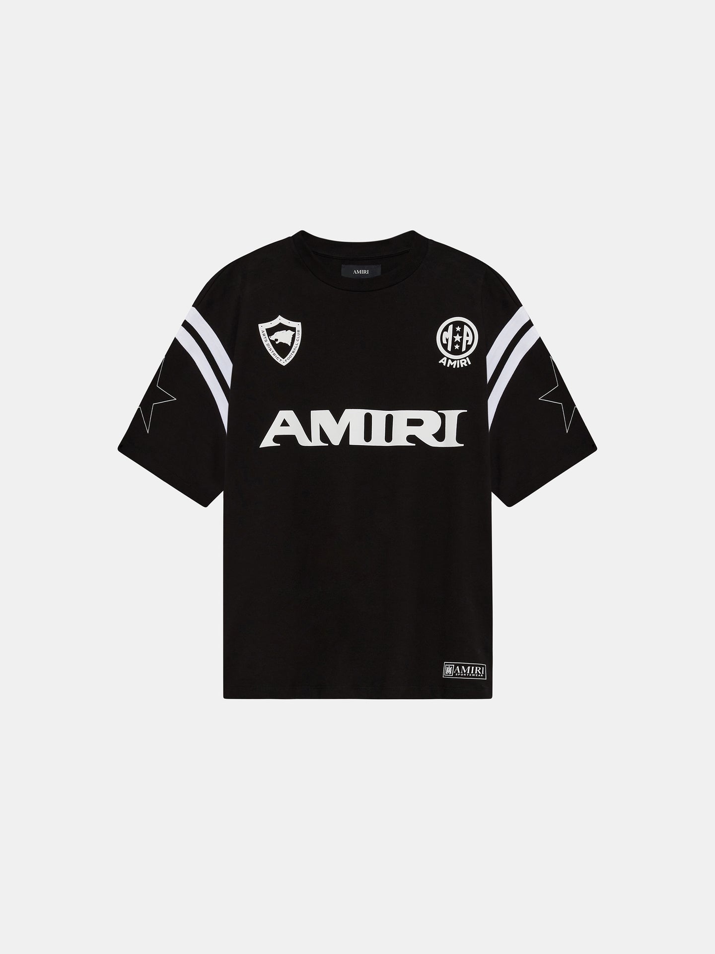 CAMISETA AMIRI SPORT DE CUELLO REDONDO GRANDE - Negro