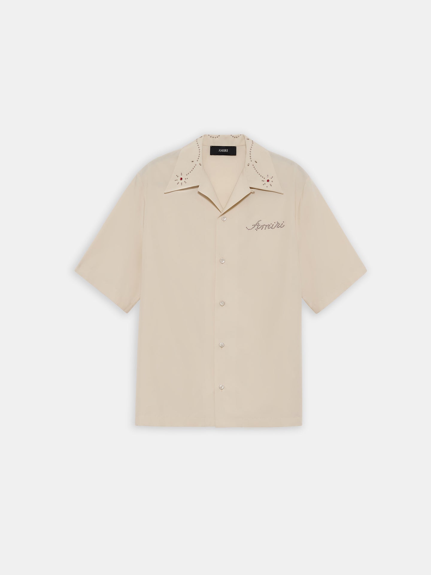CAMISA AMIRI STUD CAMP - Marfil