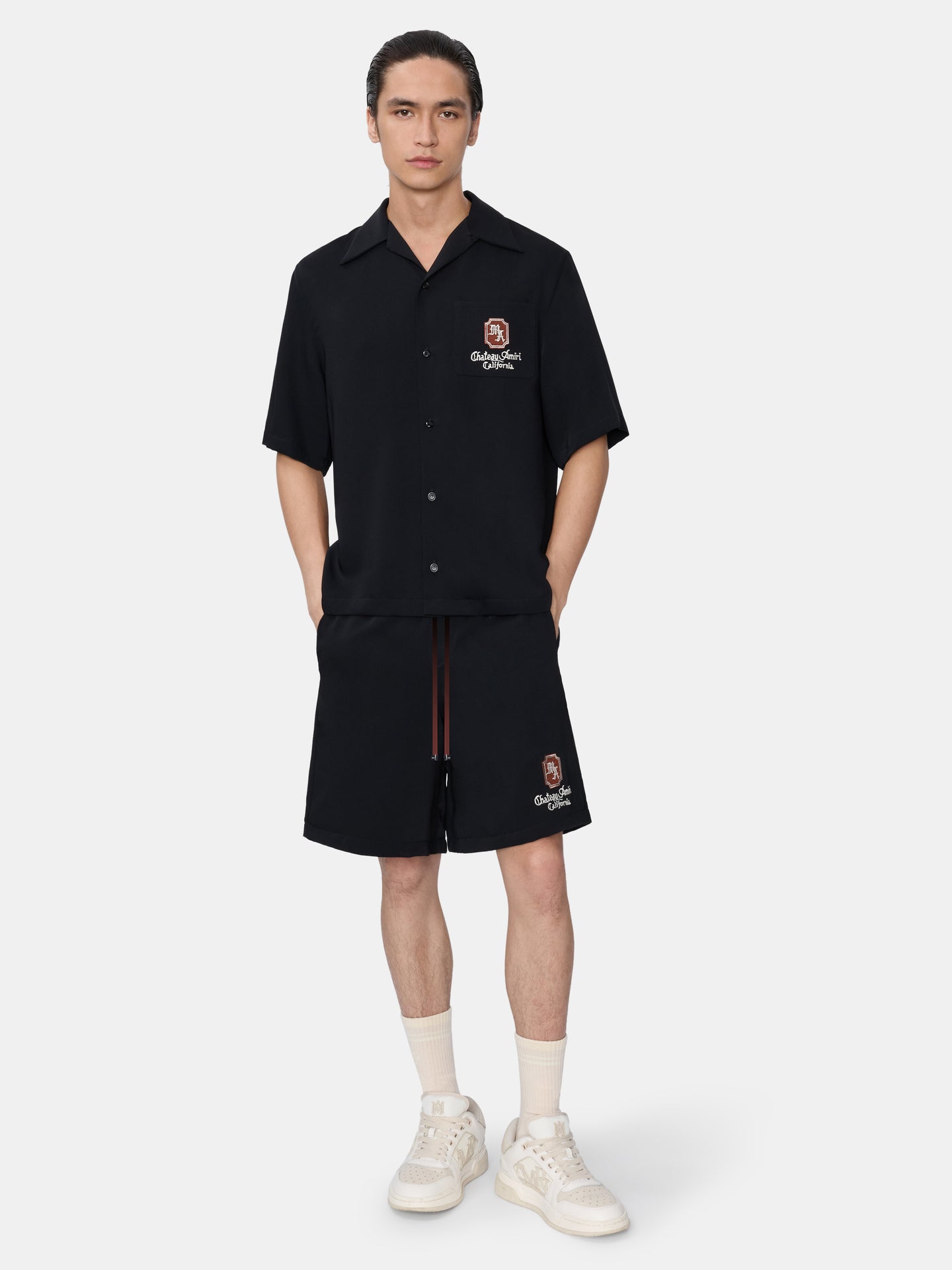 CAMISA DE CAMPAMENTO MA CHATEAU - Negro