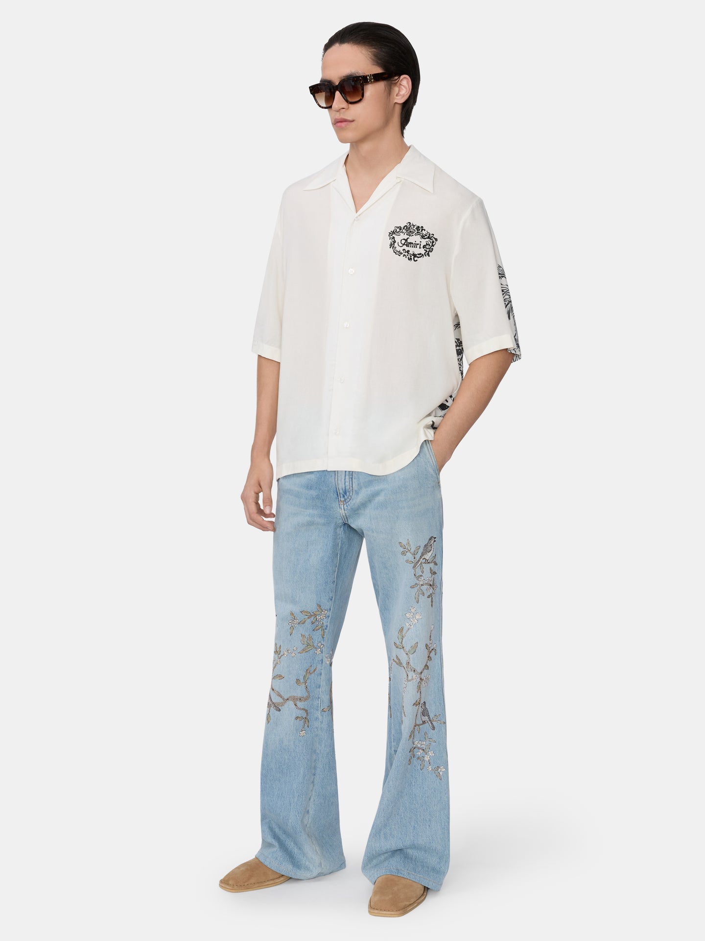 CAMISA CHATEAU SKETCH CAMP - Marfil