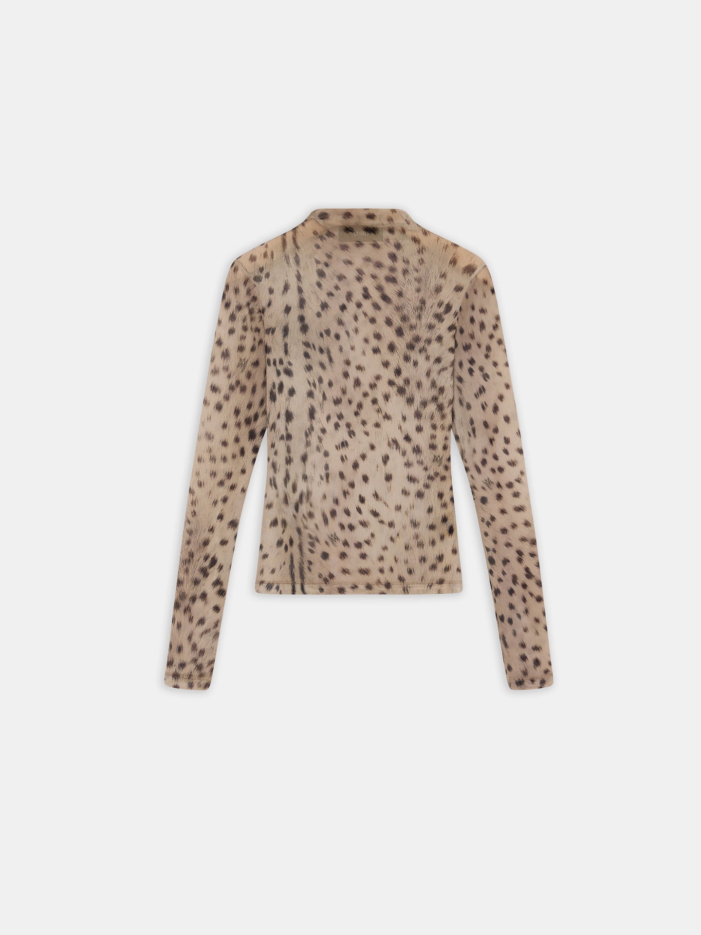 MUJER - TOP DE CUELLO ALARGADO CON ESTAMPADO CIEMPIÉS - Marrón Oscuro