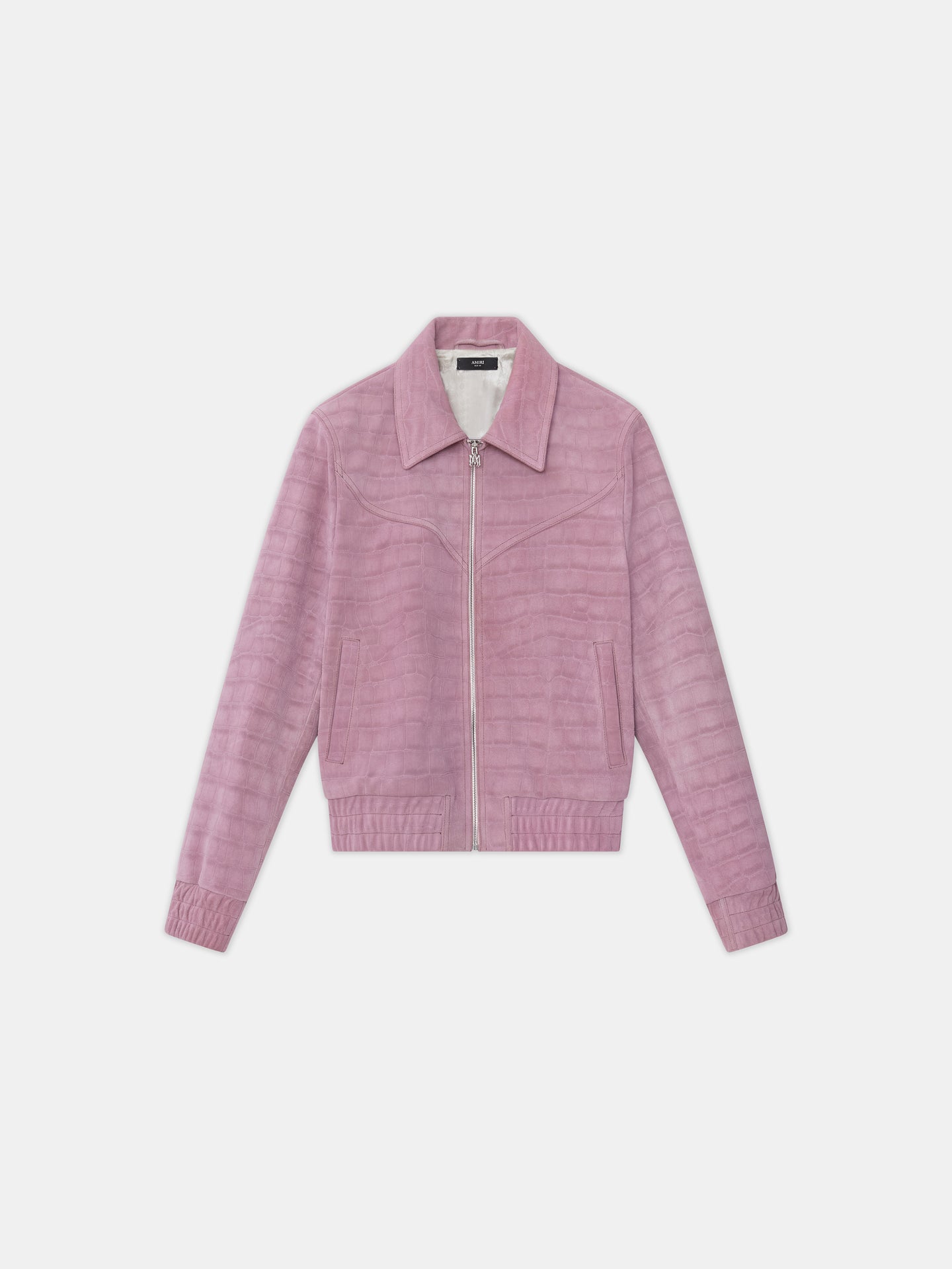 MUJER - CHAQUETA WESTERN DE CUERO SUEDE CON IMPRESIÓN DE CROCODILO - Crepúsculo