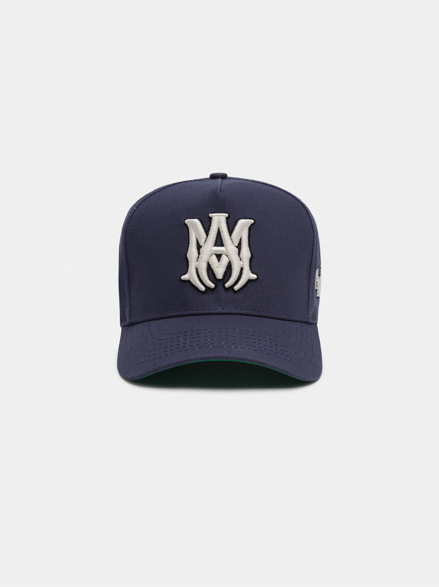 MA STAGGERED AMIRI FULL CANVAS HAT - Azul Marino Blanco
