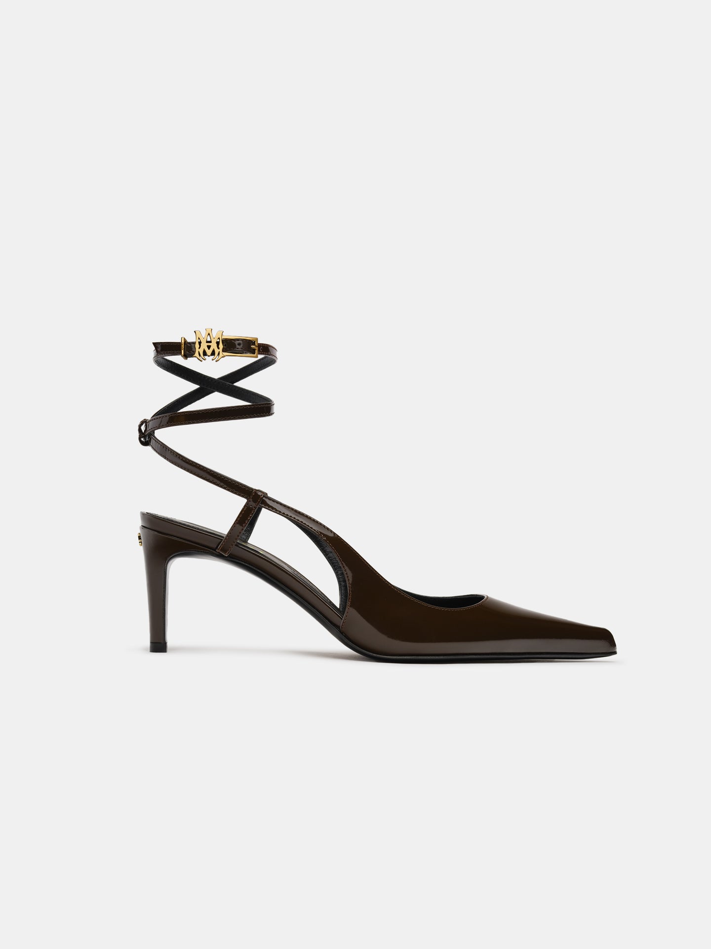 MUJER - ZAPATILLA DE TACÓN BAJO MA - Chocolate
