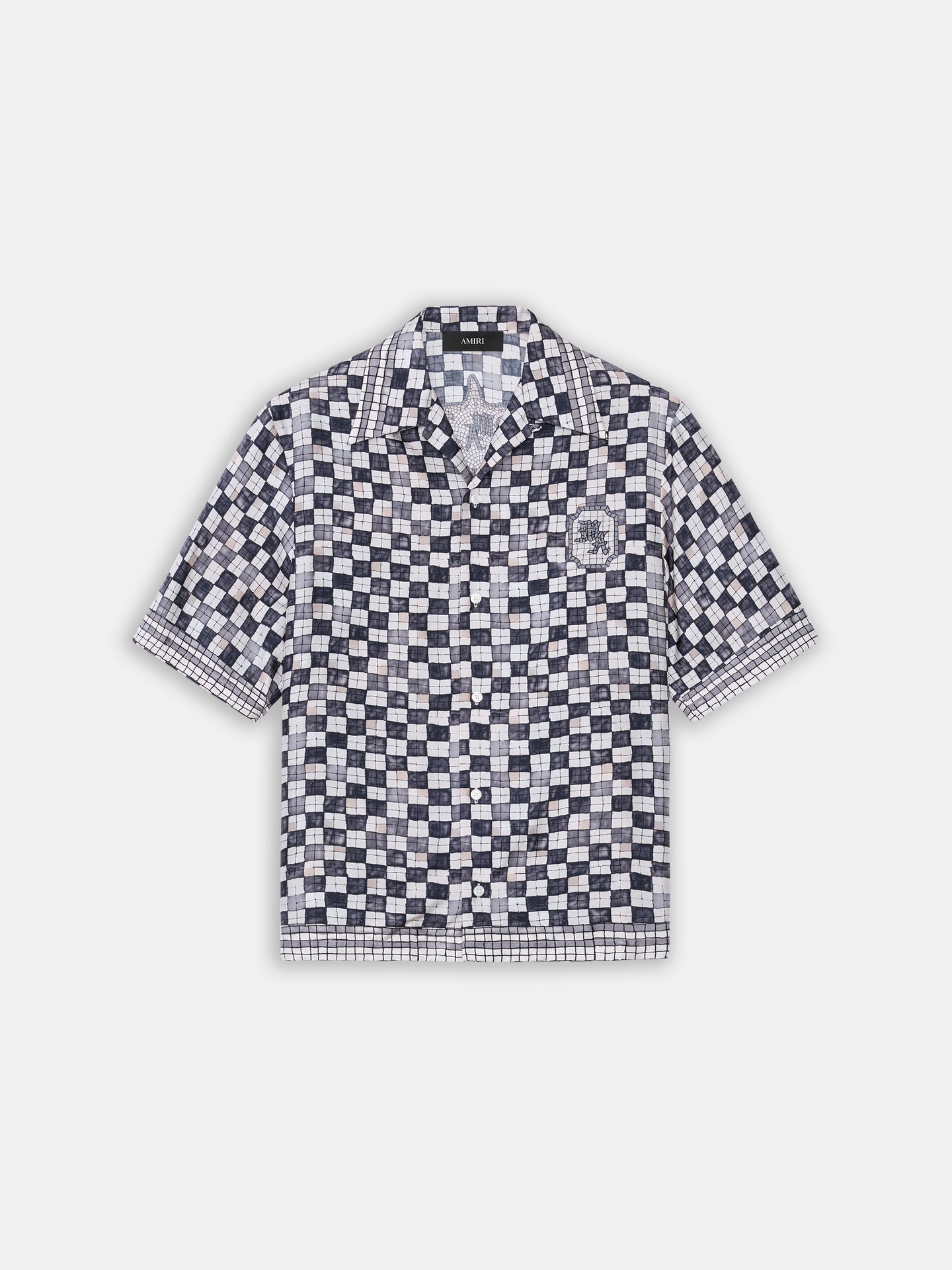 CAMISA DE HOMBRE MA CHECKERED BOWLING - Gris claro