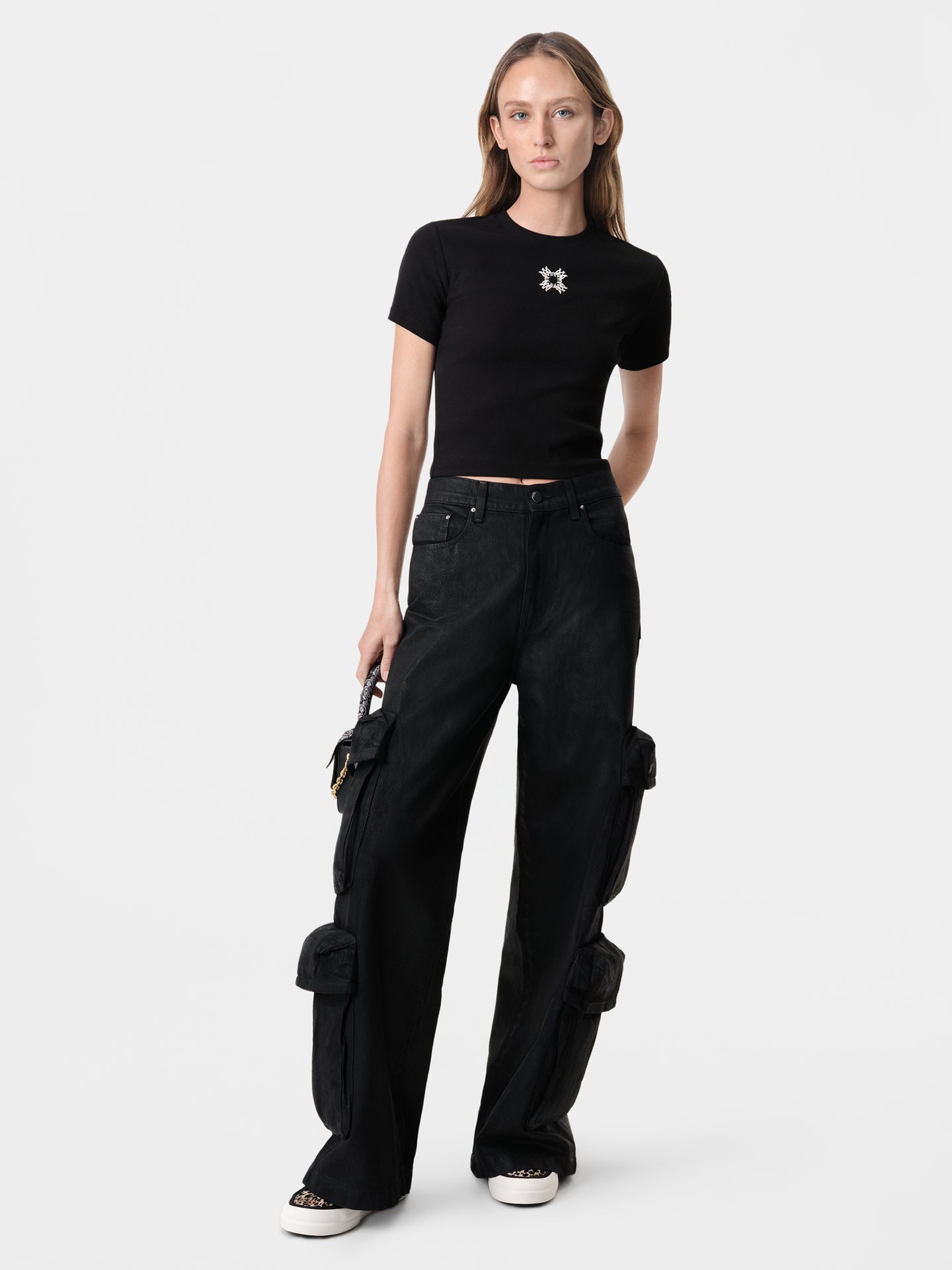 MUJER - CAMISETA BEBÉ MA QUAD - Negro