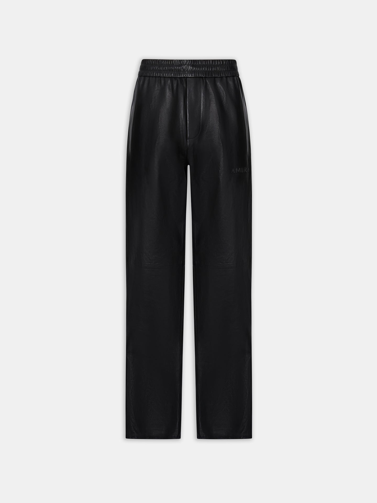 PANTALÓN DE TRENZA DE CUERO - NEGRO