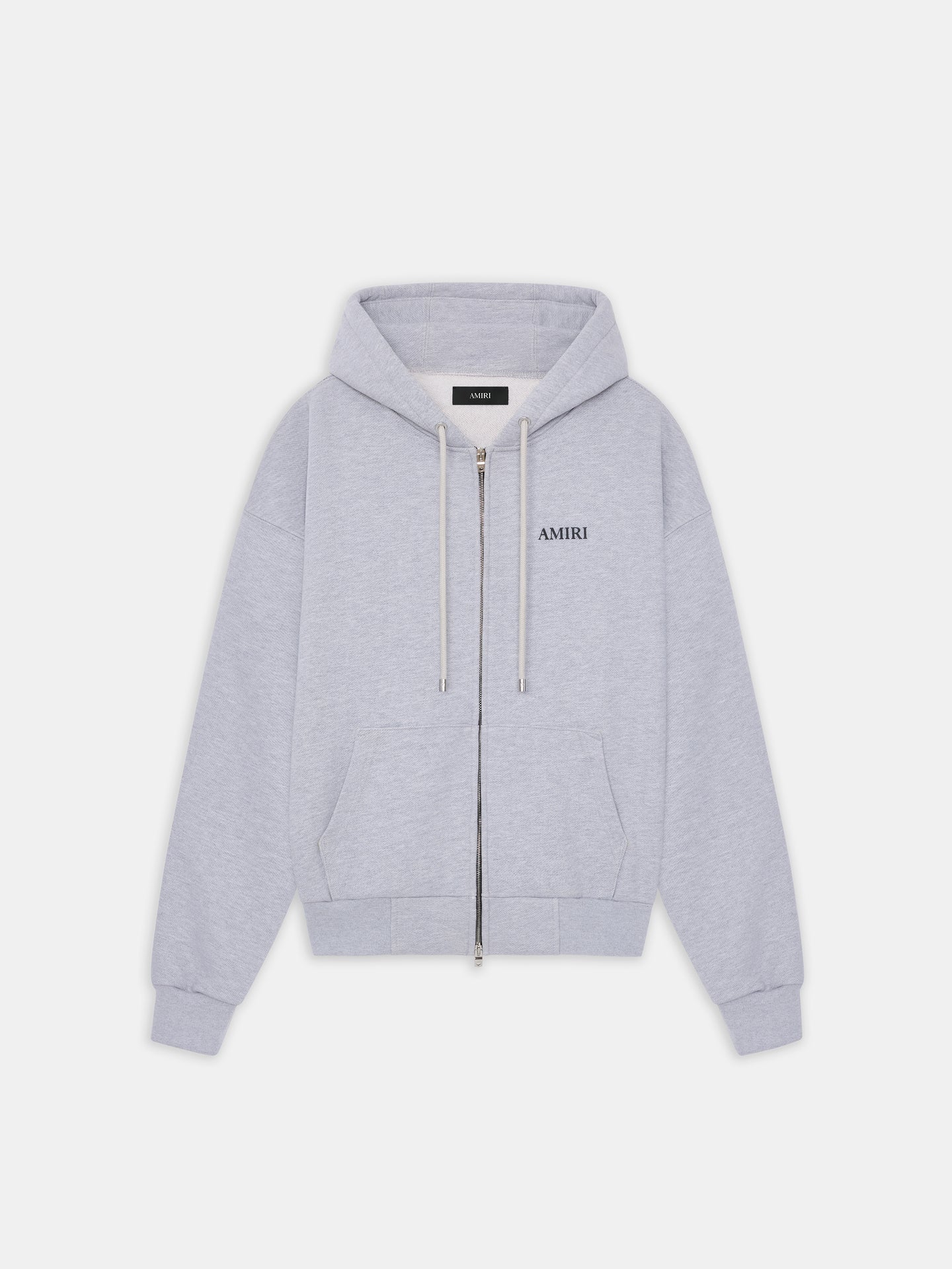 CHANDAL RELAJADO CON CIERRE ZIP - GRIS MELANZANA