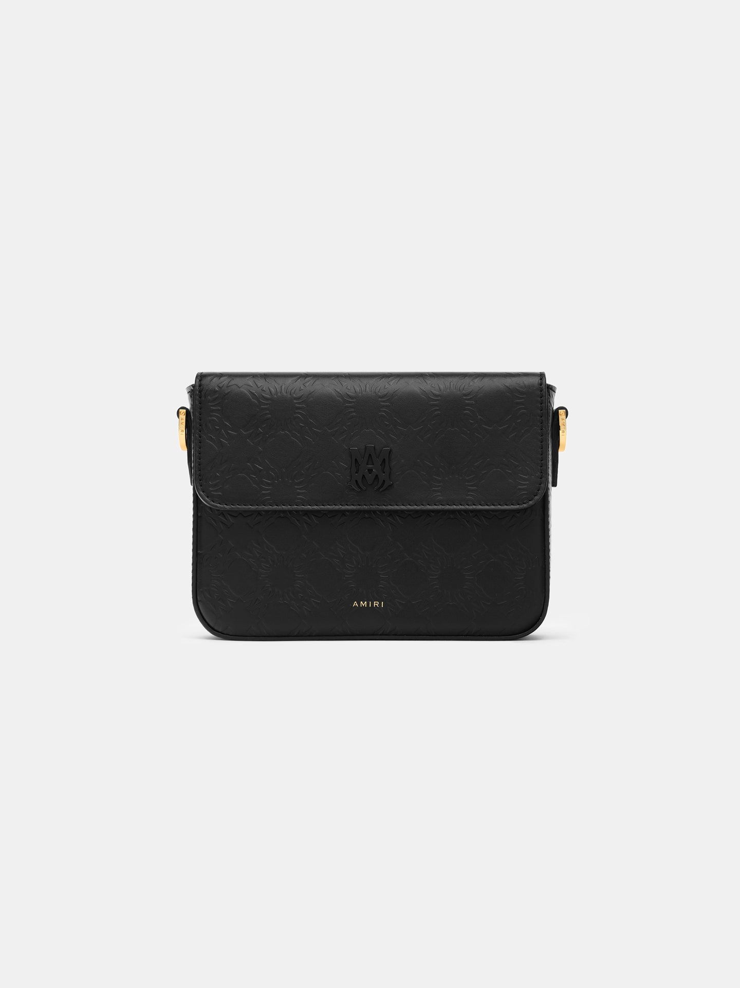 MA QUAD LEATHER CROSSBODY - Negro