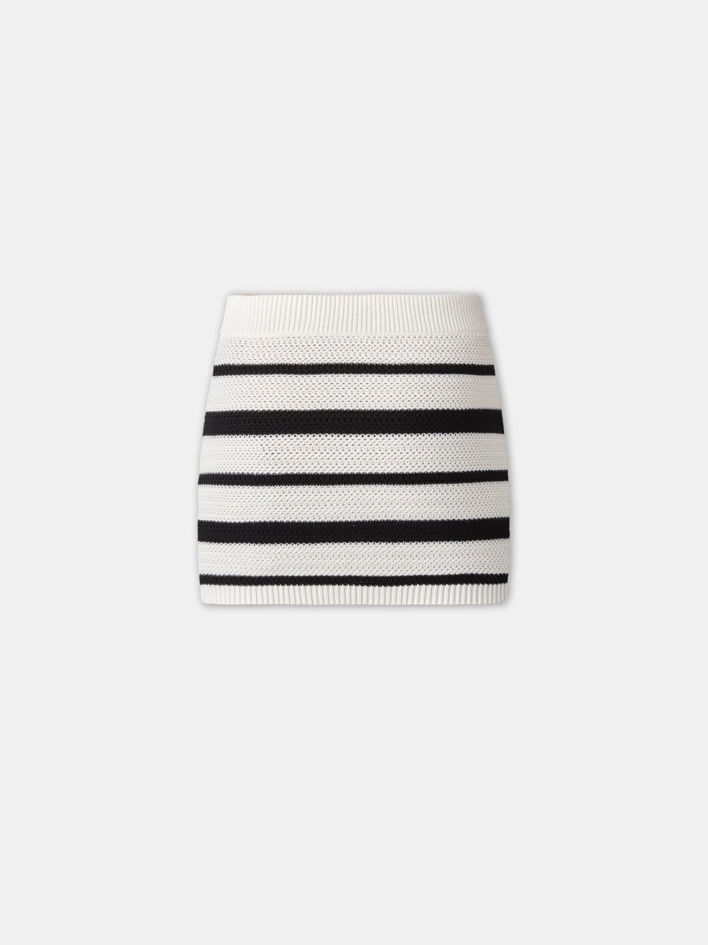 MUJER - MINI FALDA ESTAMPADA MA - Negro Alabastro