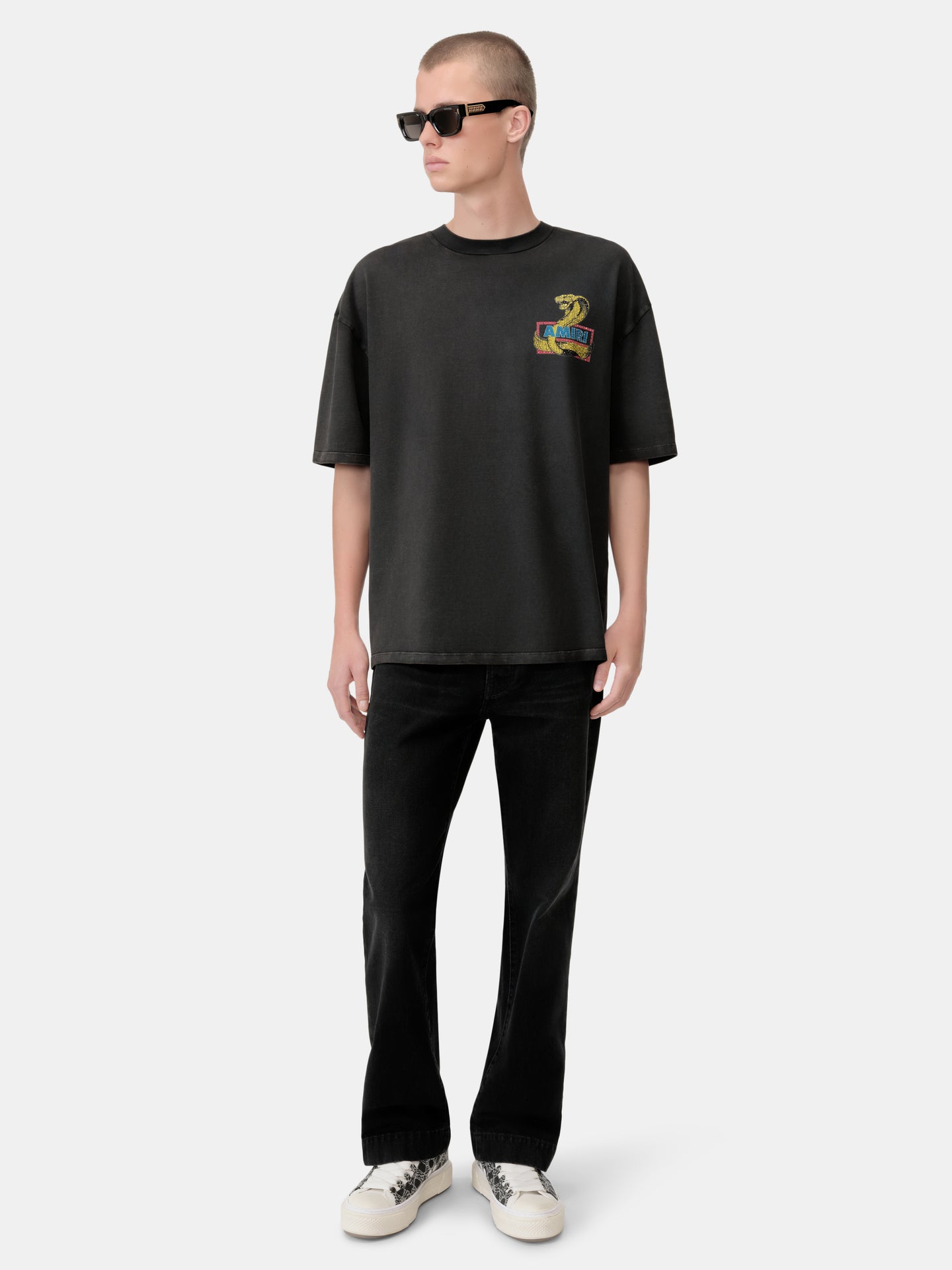 VAQUERO RECTO FLARE - Negro Vintage