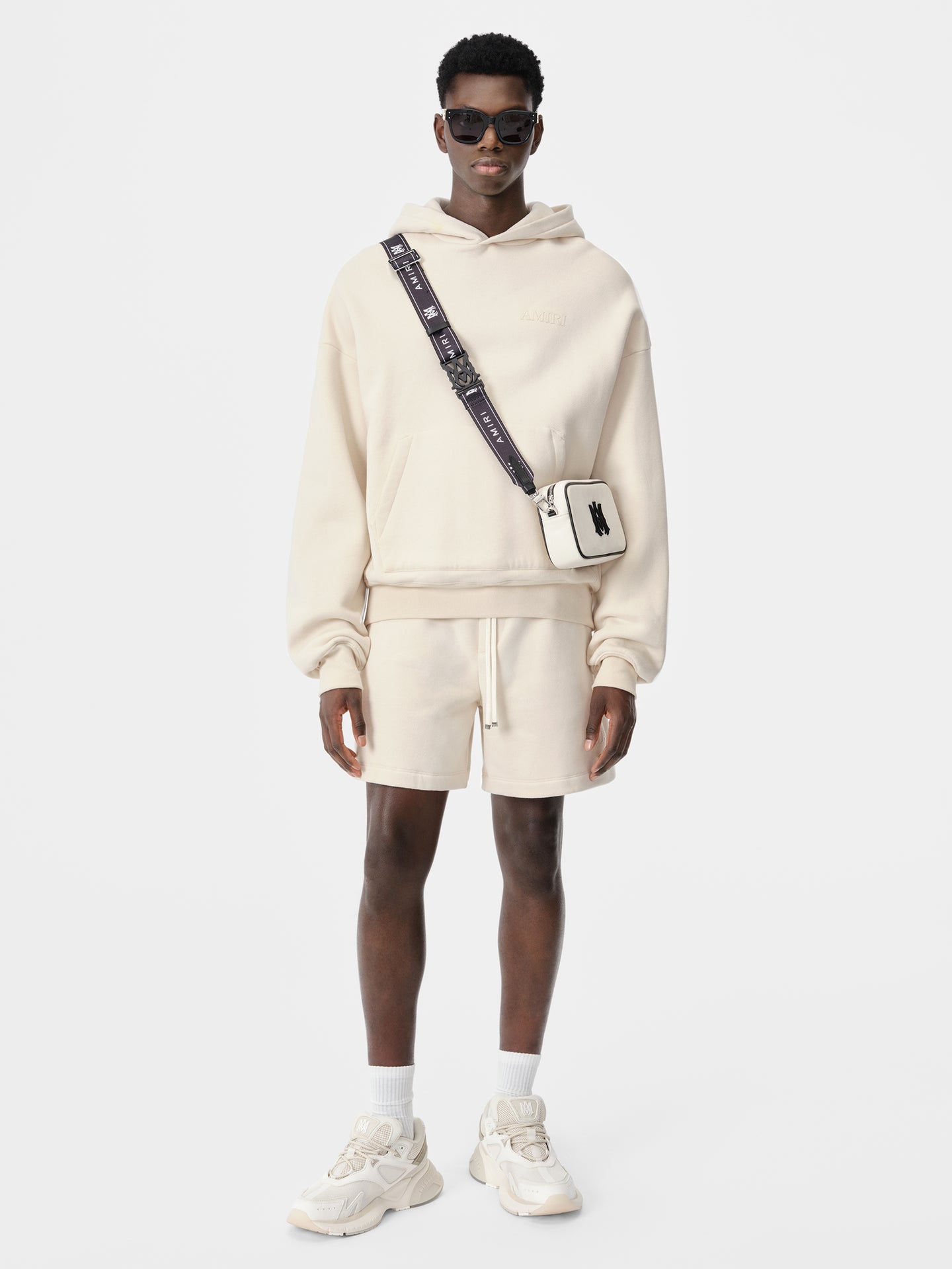 PANTALÓN CORTO EMBROIDERED AMIRI - Birch