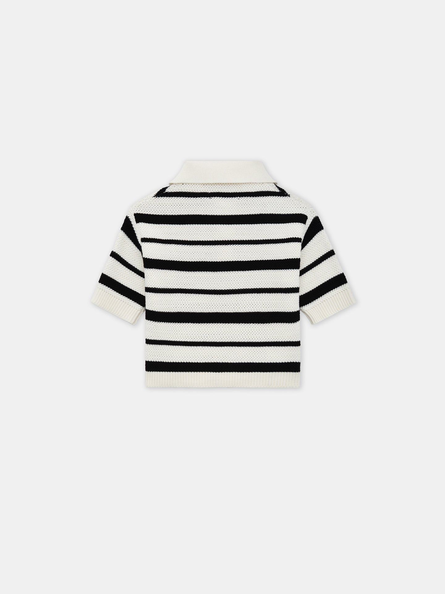 MUJER - POLO MANGA CORTA ESTAMPADO MA - Negro Alabastro