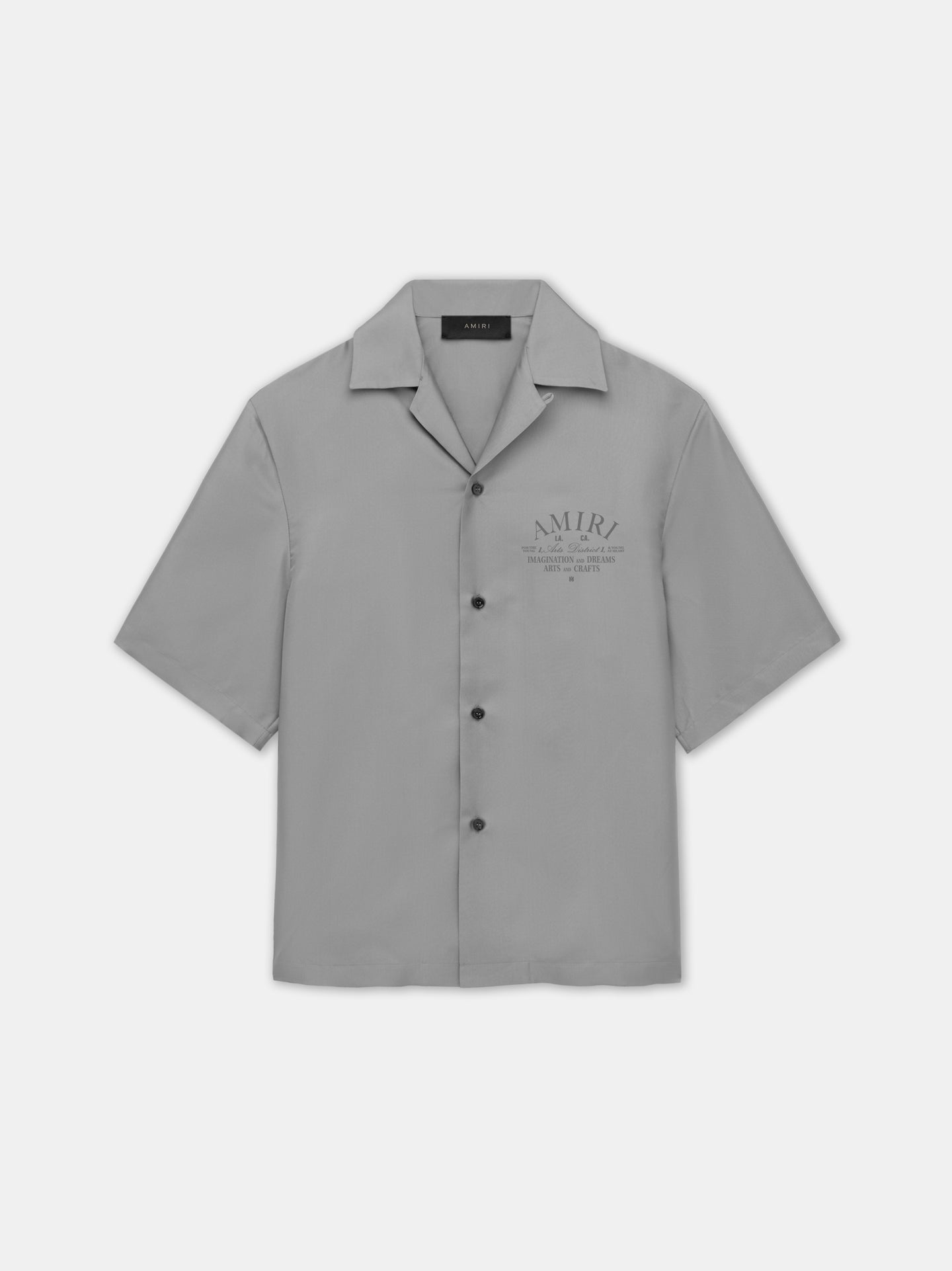CAMISA DE BOWLING DEL ARTS DISTRICT - Gris