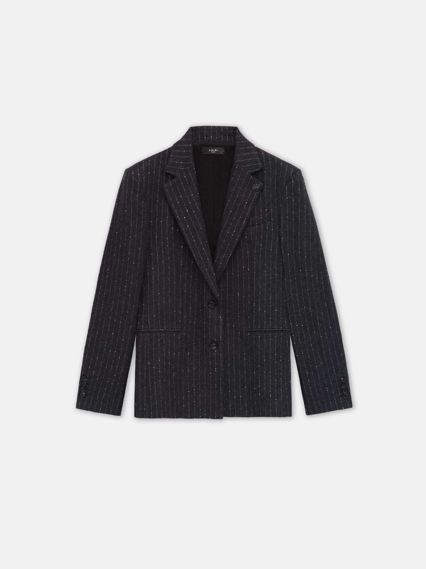 MUJER - BLAZER DE LUCIÉRNAGA CON RAYAS - Gris Oscuro