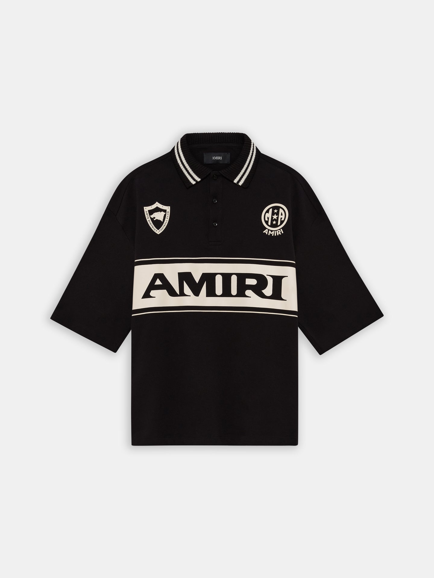 AMIRI SPORT POLO AJUSTADO GRANDE - Negro
