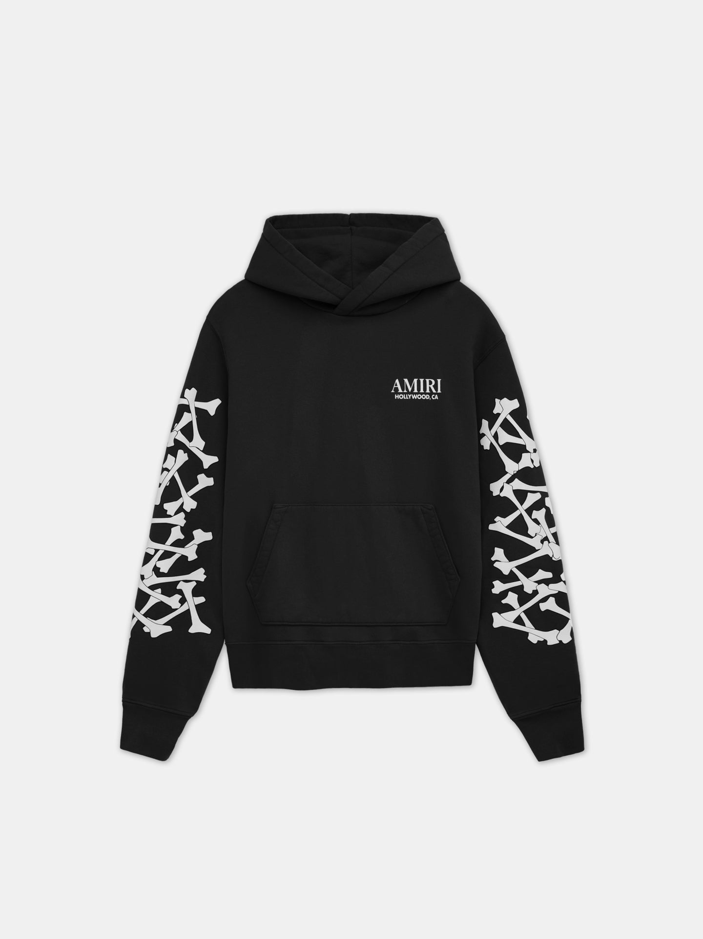 BONES STACKED HOODIE - Negro