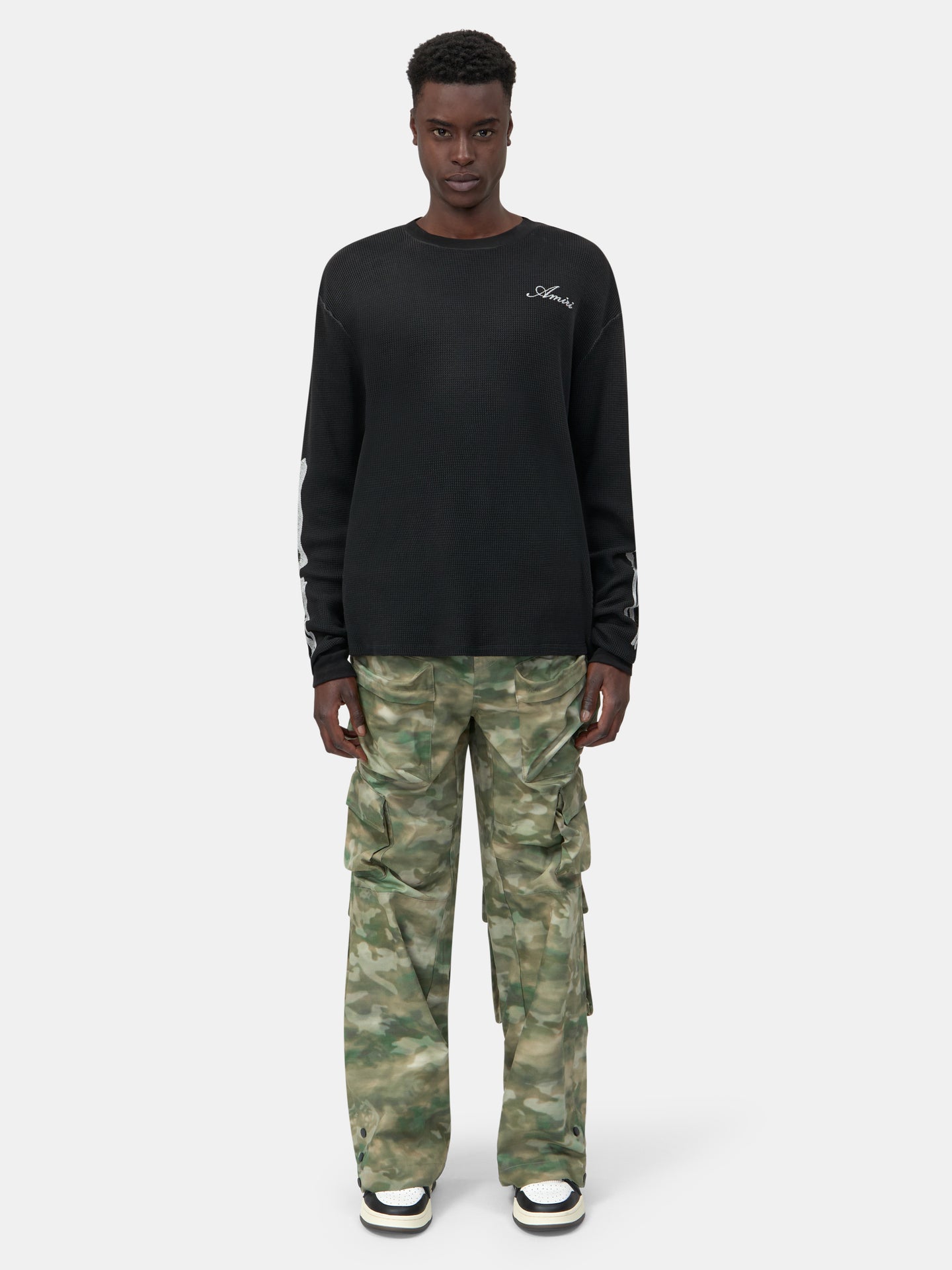 PANTALÓN CARGA MULTIBOLSILLO CAMO - Camo