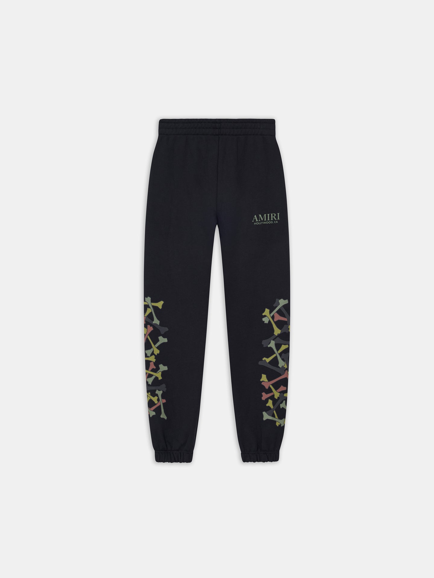 KIDS - PANTALÓN DE CÁMISA CON MOTIVO HUESOS - Negro