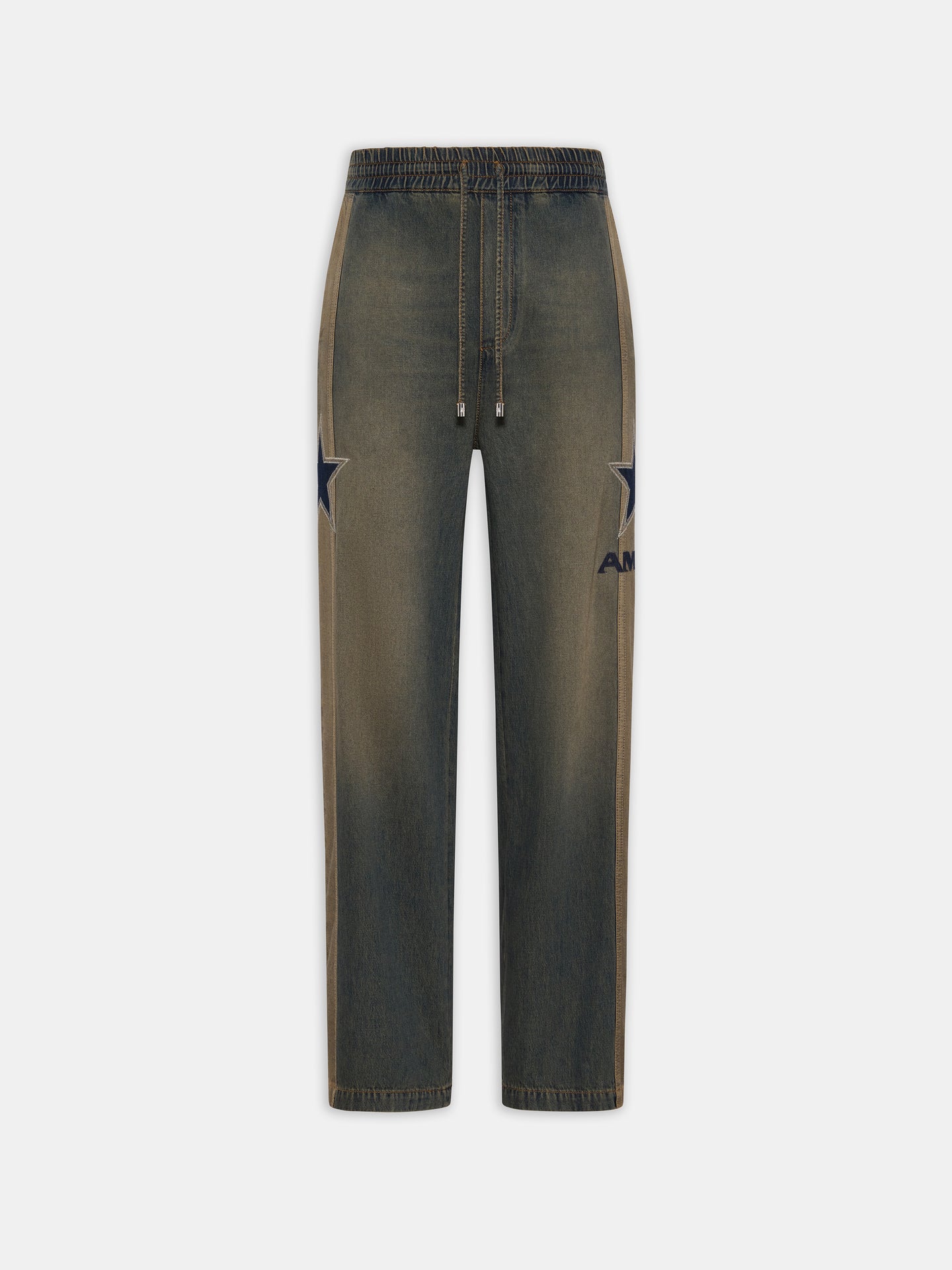 PANTALÓN DE GABARDINA DEPORTIVO AMIRI - Gris Usado