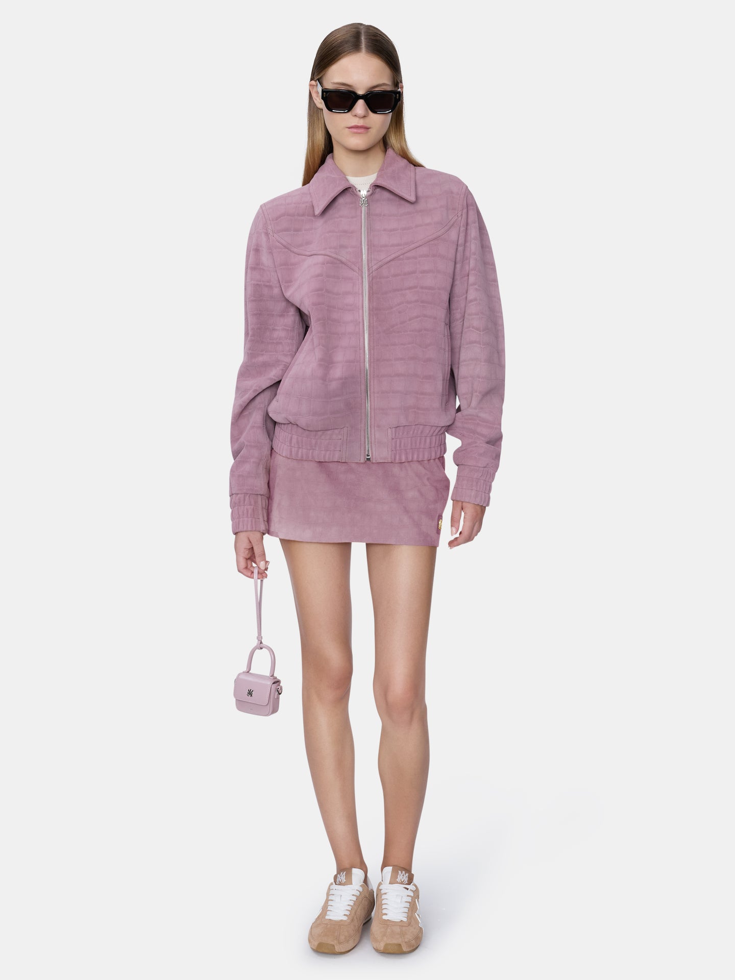 MUJER - MINI FALDA DE CUERO CON ESTAMPADO DE CROCODILO - Crepúsculo