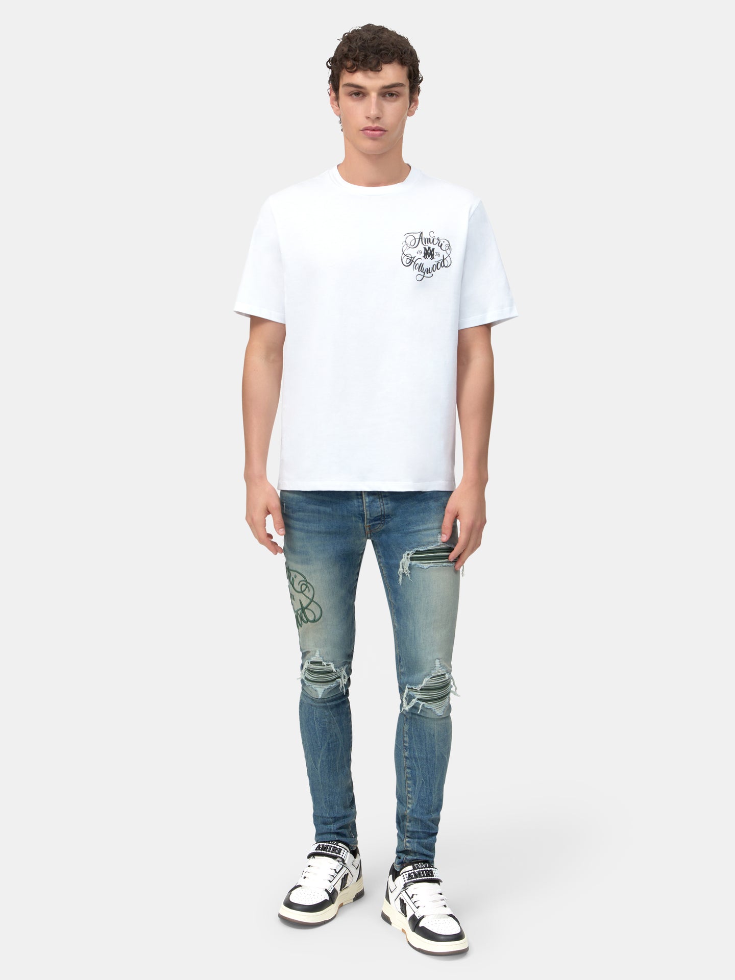 CAMISETA AMIRI HOLLYWOOD - Blanco