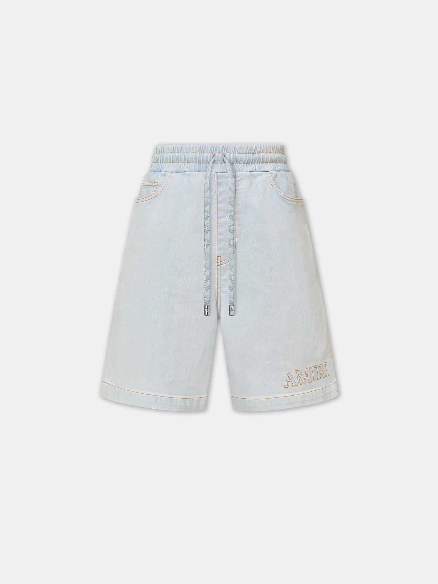 PANTALÓN CORTO 5 BOLSILLOS 3D AMIRI - Azul claro