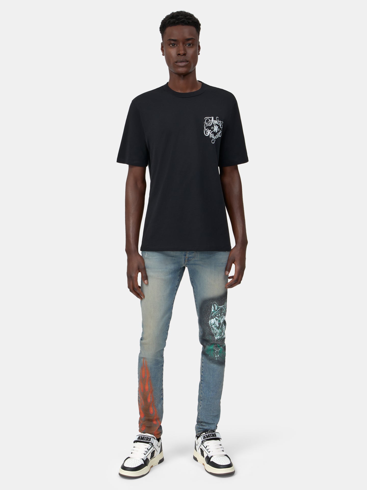 CAMISETA AMIRI HOLLYWOOD - NEGRO