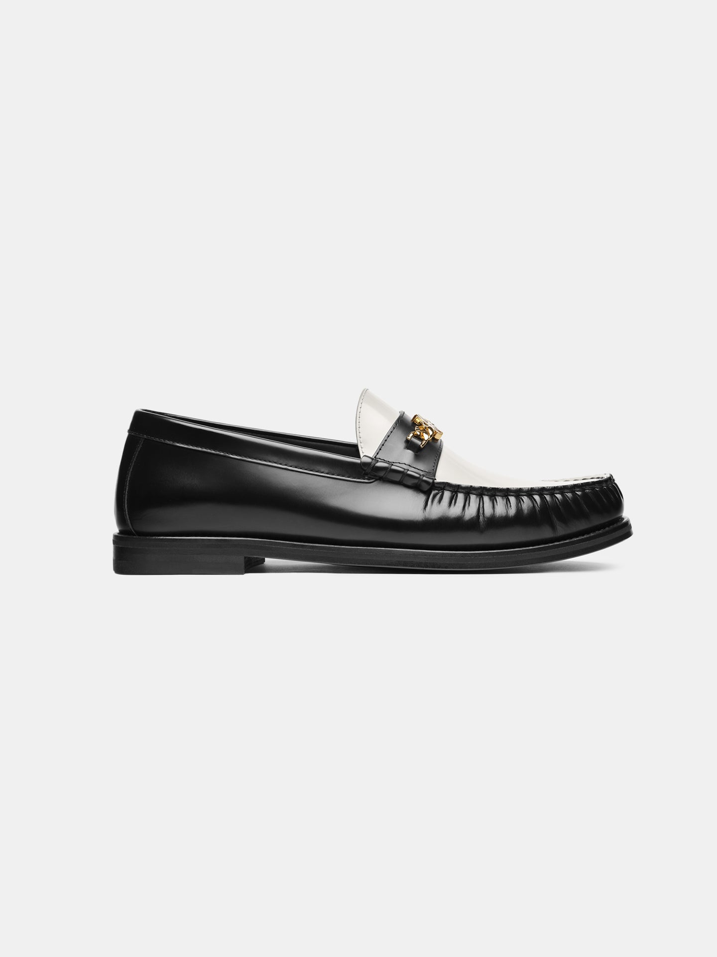 LOAFER DE CADENA DE DOS TONOS - Negro