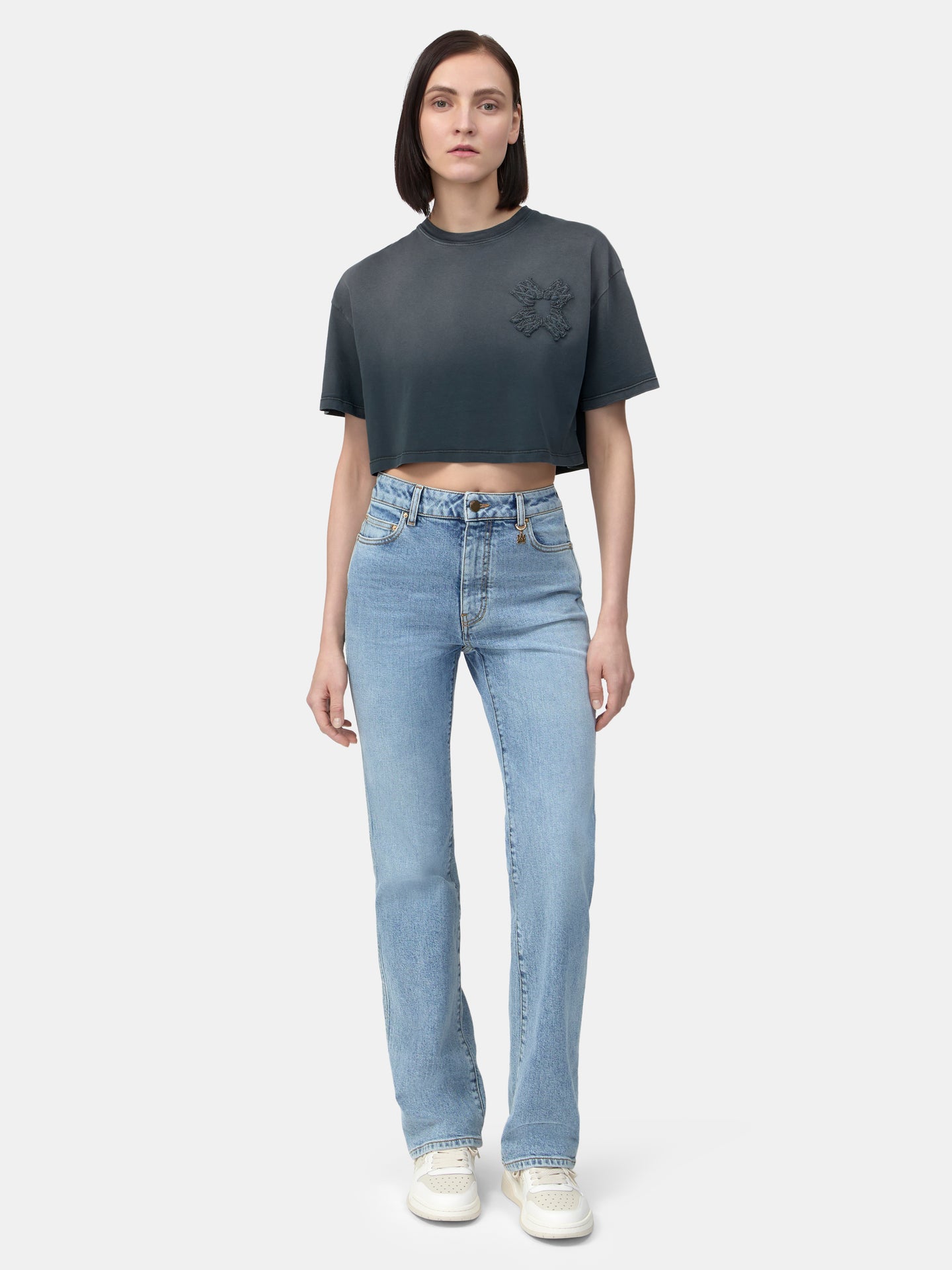 MUJER - CAMISETA CORTA MA QUAD PARA MUJER - Negro