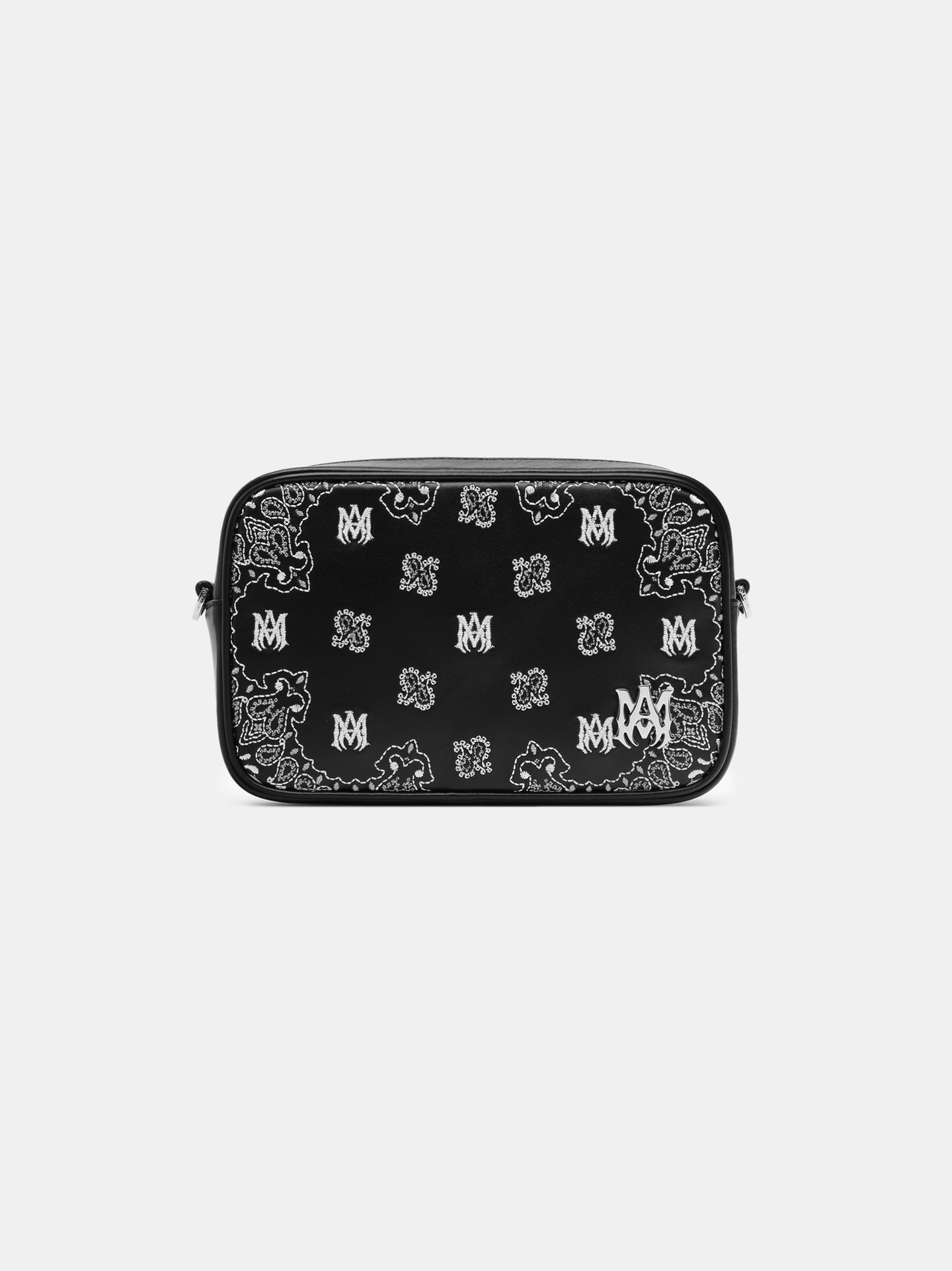 FUNDAS DE CÁMARA CON BANDANA Y EMBROIDERÍA - Negro