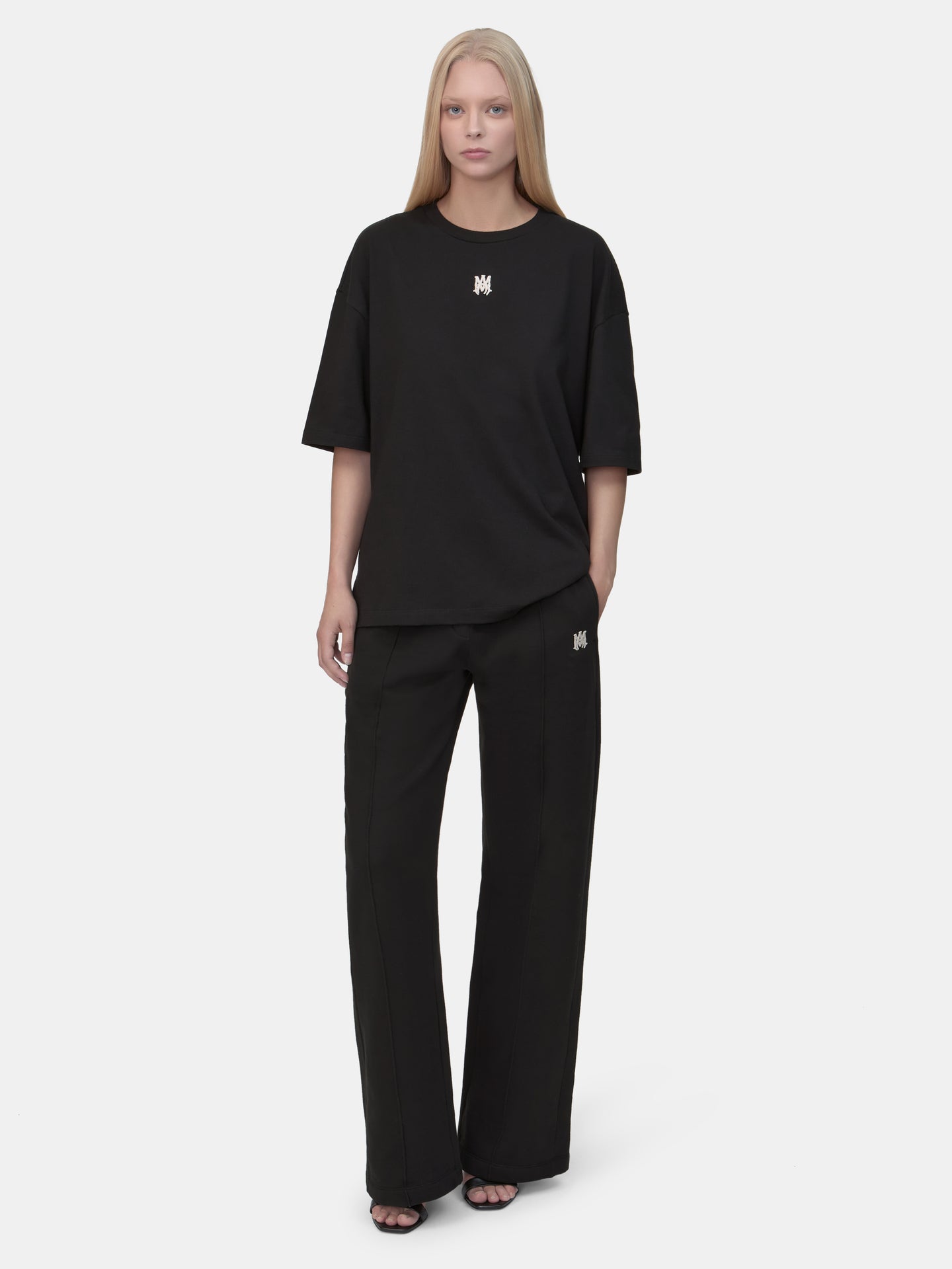 MUJER - PANTALÓN DE SUDADERA MA PARA MUJER - Negro