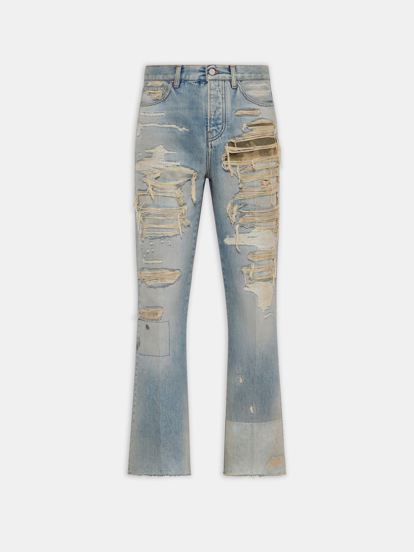 VAQUERO BOOT CUT DE REPARACIÓN CAMO - Azul Indigo
