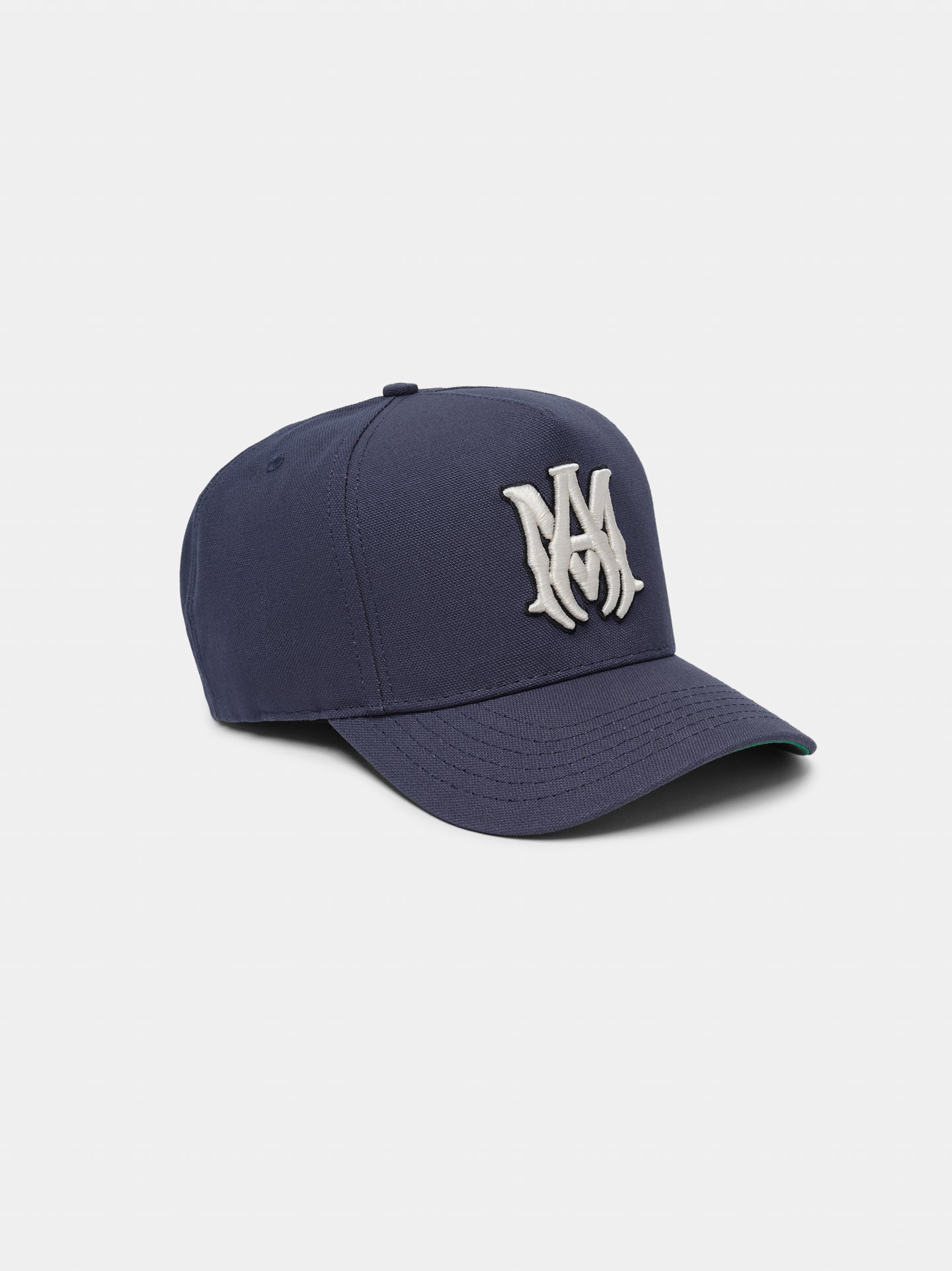 MA STAGGERED AMIRI FULL CANVAS HAT - Azul Marino Blanco