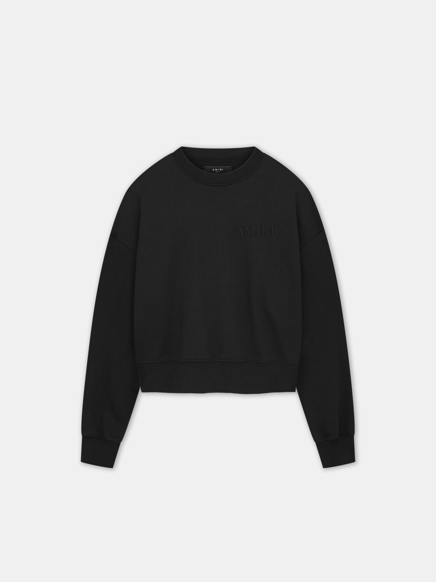 MUJER - CREW AMIRI EMBROIDERADO PARA MUJER - Negro