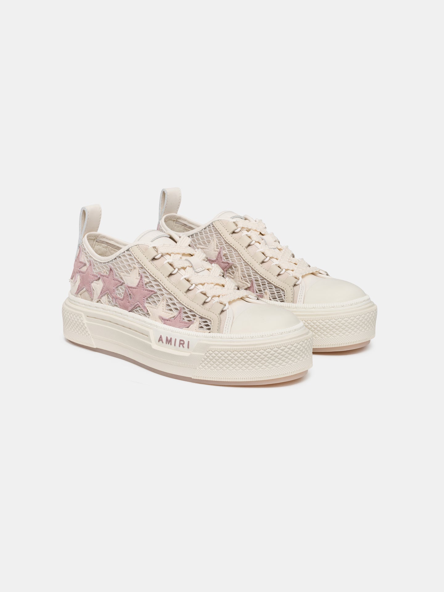 MUJER - ZAPATILLAS MESH STARS COURT BAJAS - Alabastro