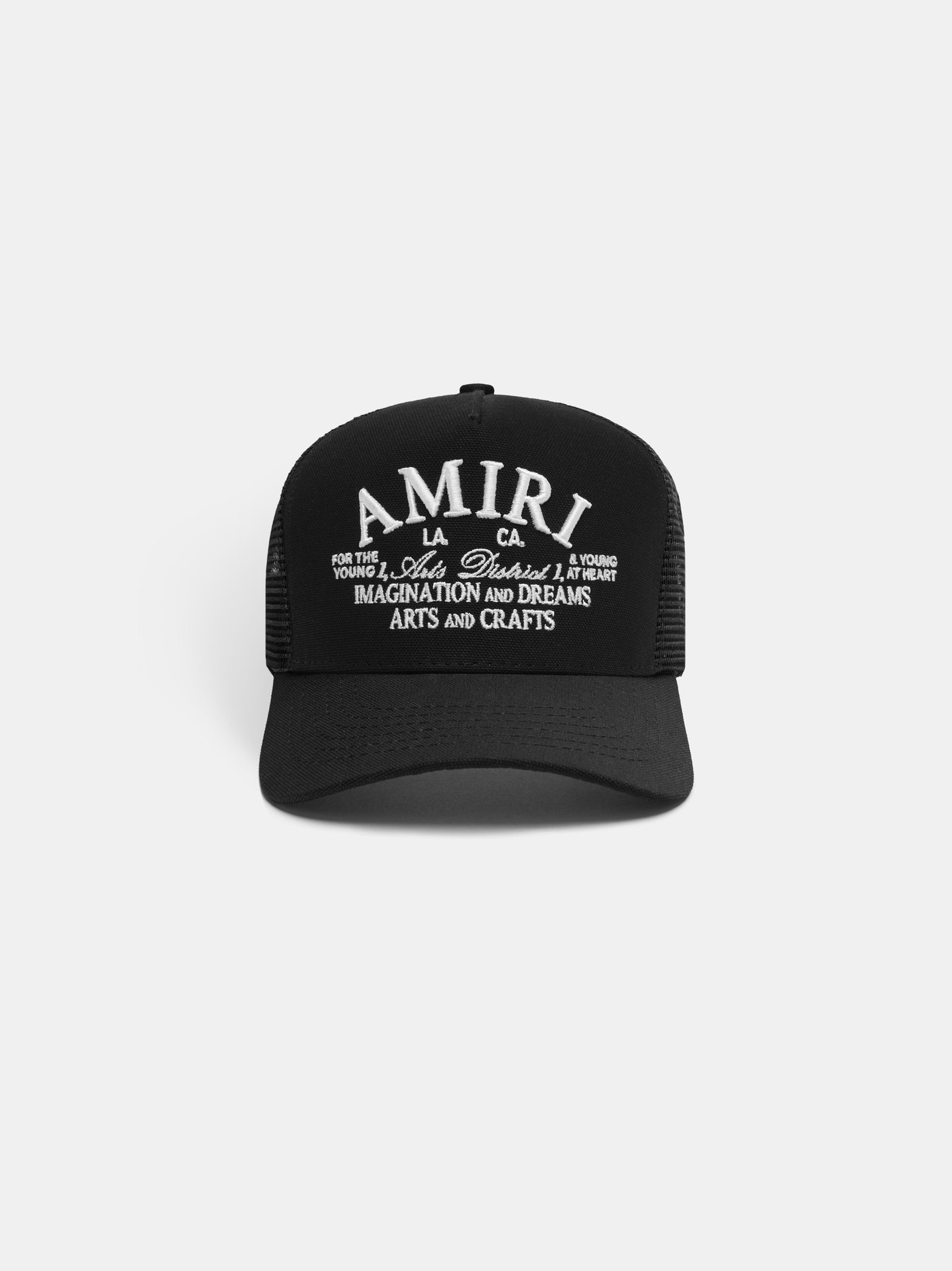 Gorra Trucker del Barrio de las Artes - Negro