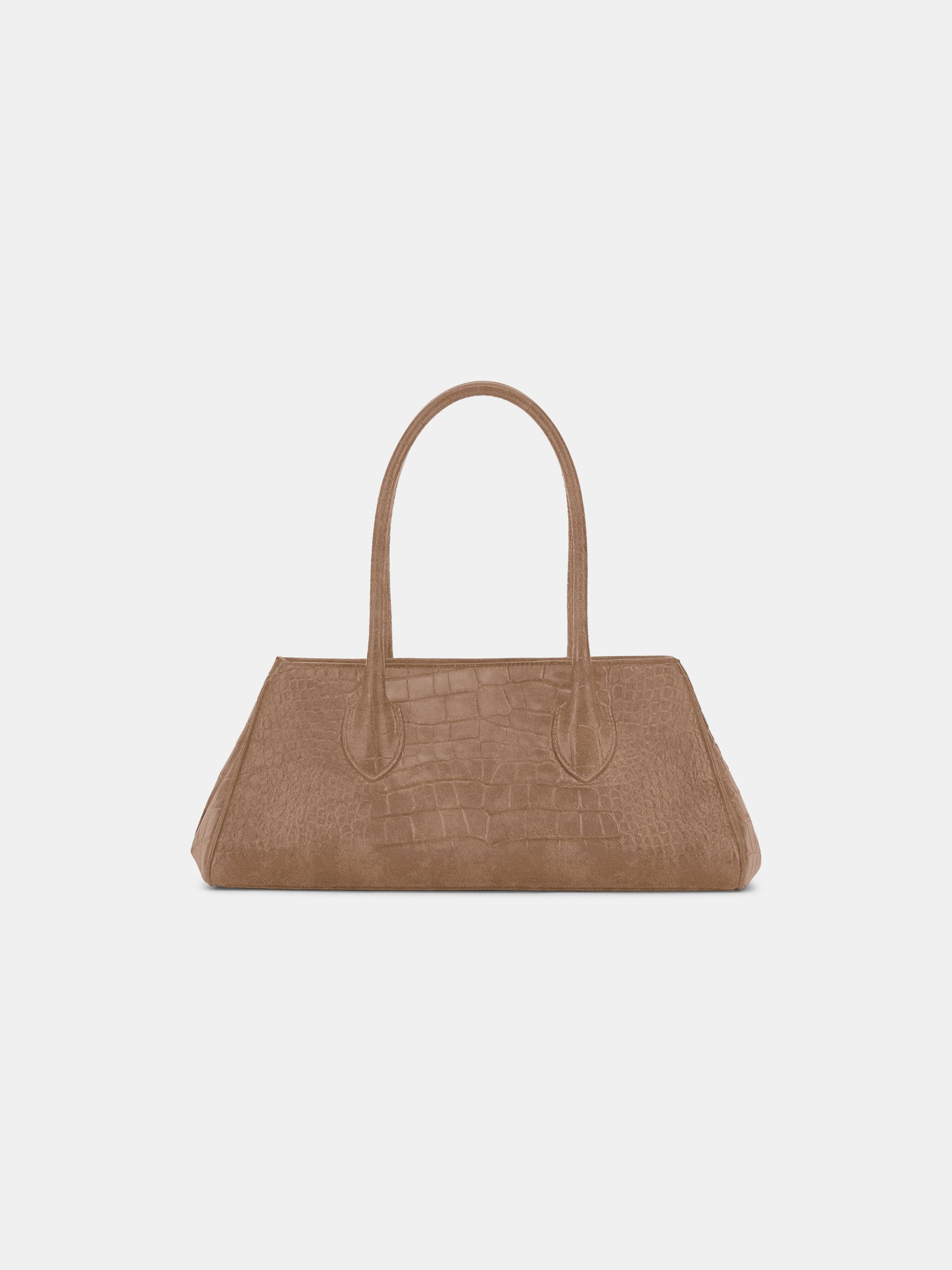 MUJER - HOMBRO SUEDE CROC MIEL 40 PARA MUJER - Marrón Oscuro