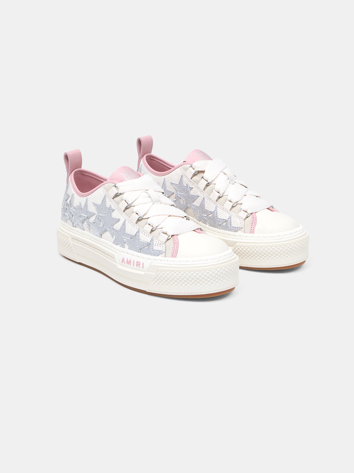 MUJER - ZAPATILLAS METÁLICAS STARS COURT BAJAS - Rosa