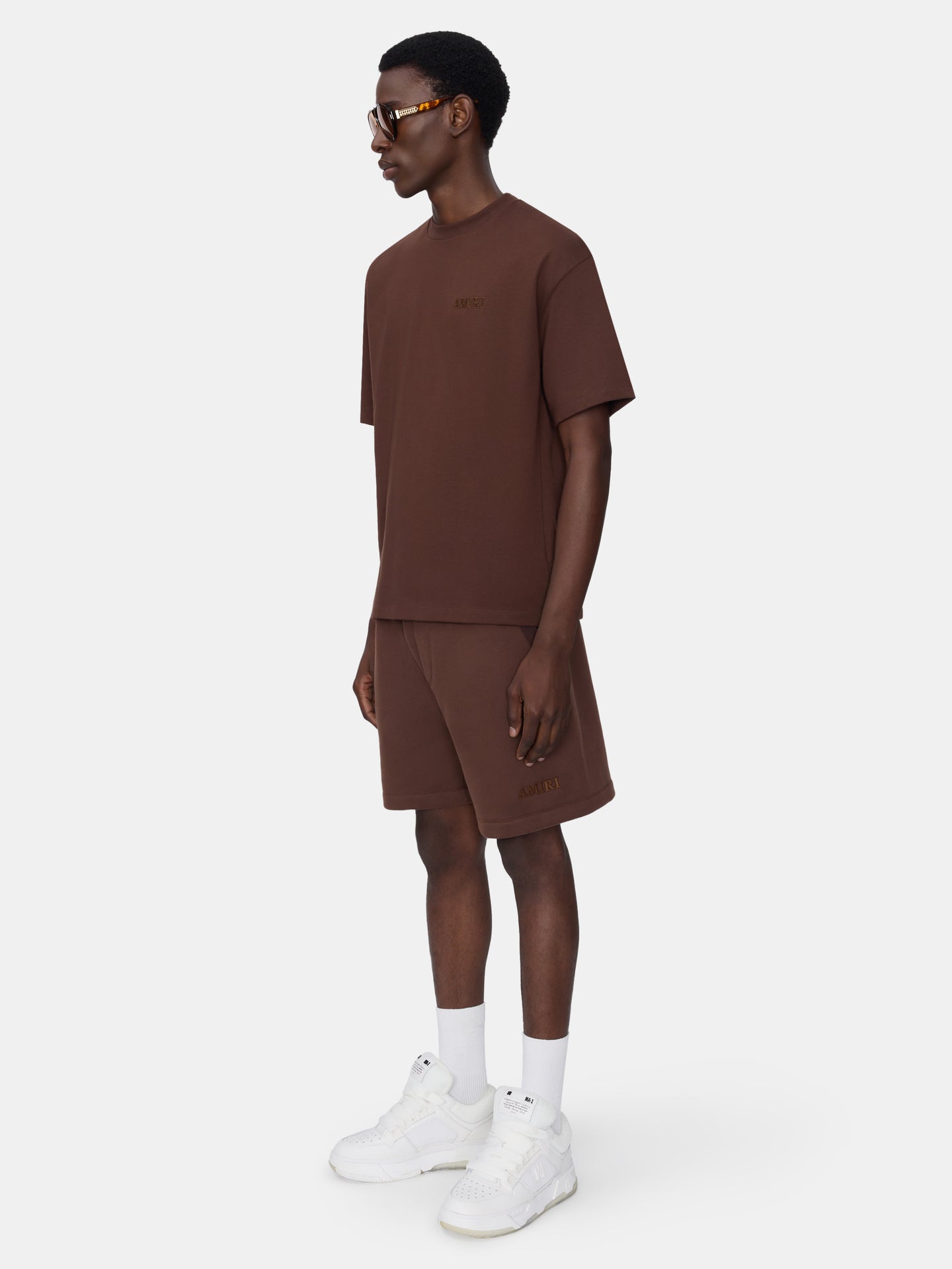 CAMISETA AMIRI OVERSIZED - MARRÓN NUT